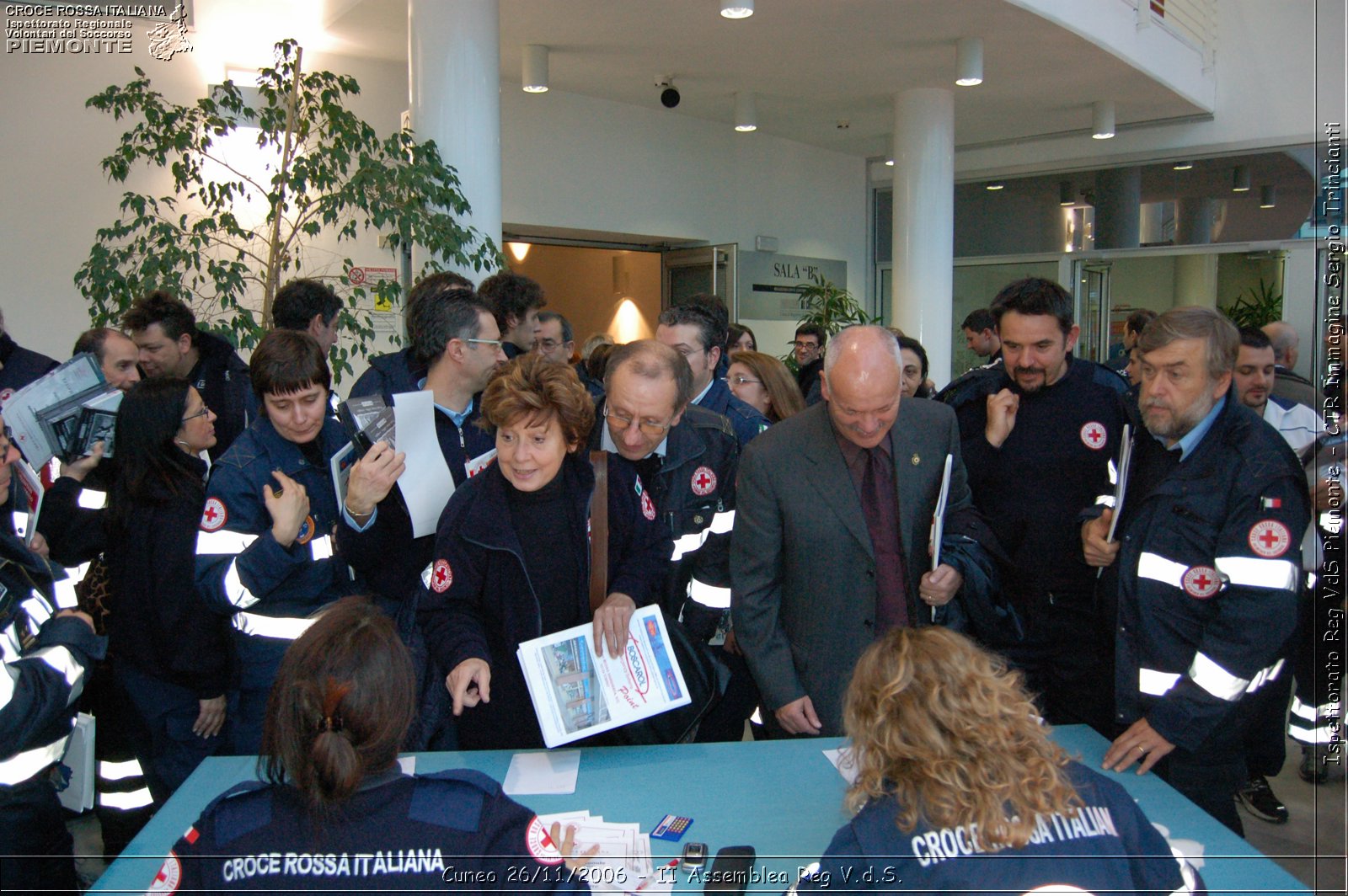 Cuneo 26/11/2006  - II Assemblea Reg V.d.S. - Croce Rossa Italiana - Ispettorato Regionale Volontari del Soccorso Piemonte