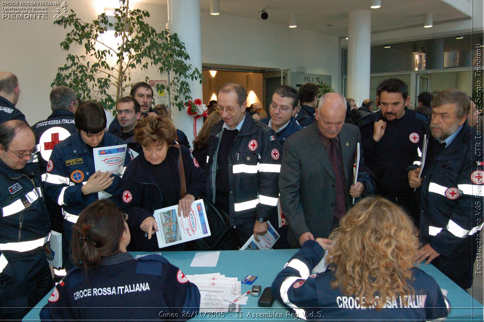 Cuneo 26/11/2006  - II Assemblea Reg V.d.S. - Croce Rossa Italiana - Ispettorato Regionale Volontari del Soccorso Piemonte