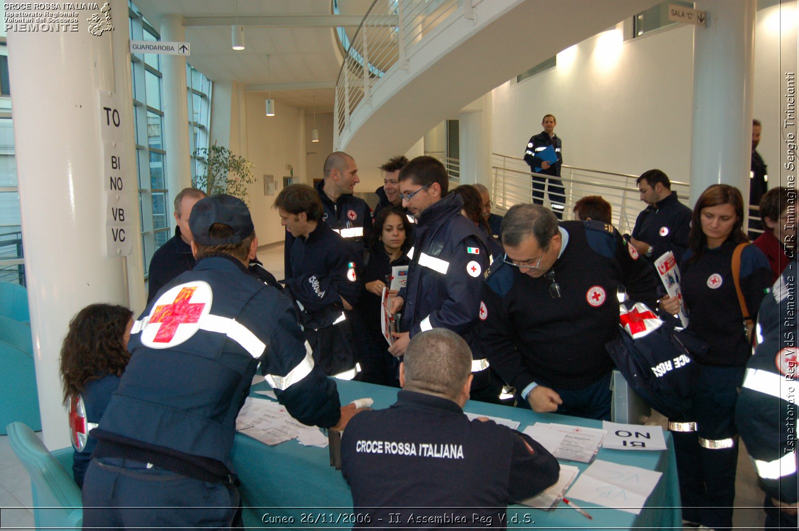 Cuneo 26/11/2006  - II Assemblea Reg V.d.S. - Croce Rossa Italiana - Ispettorato Regionale Volontari del Soccorso Piemonte