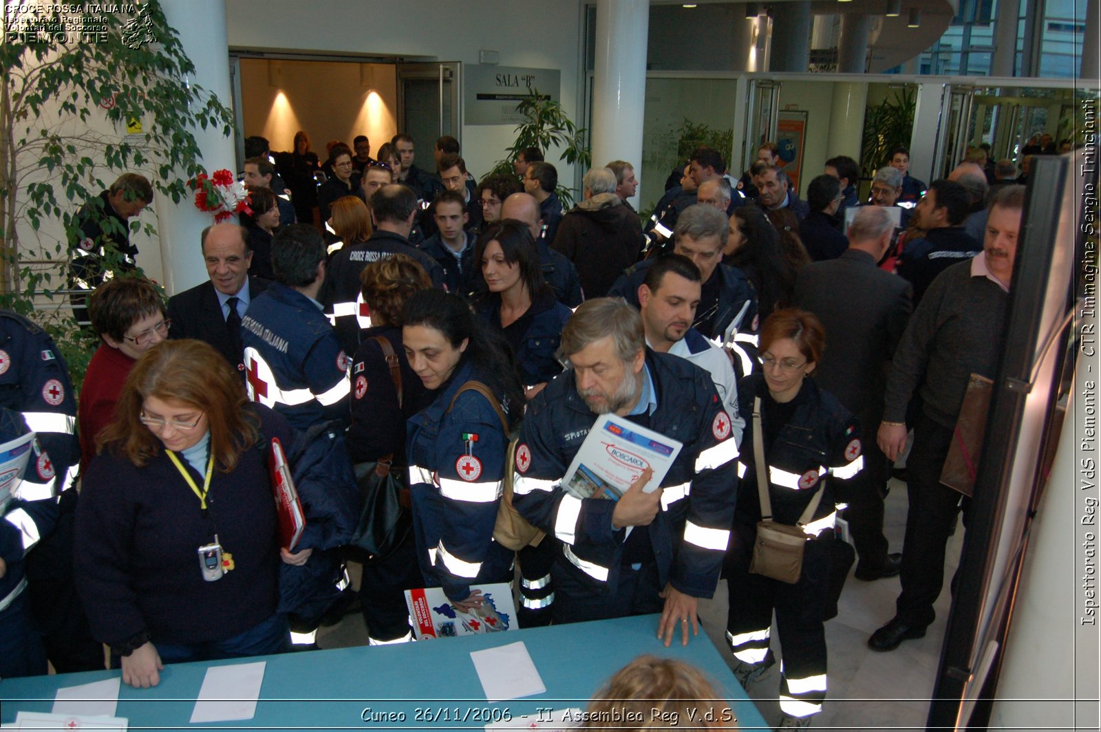 Cuneo 26/11/2006  - II Assemblea Reg V.d.S. - Croce Rossa Italiana - Ispettorato Regionale Volontari del Soccorso Piemonte