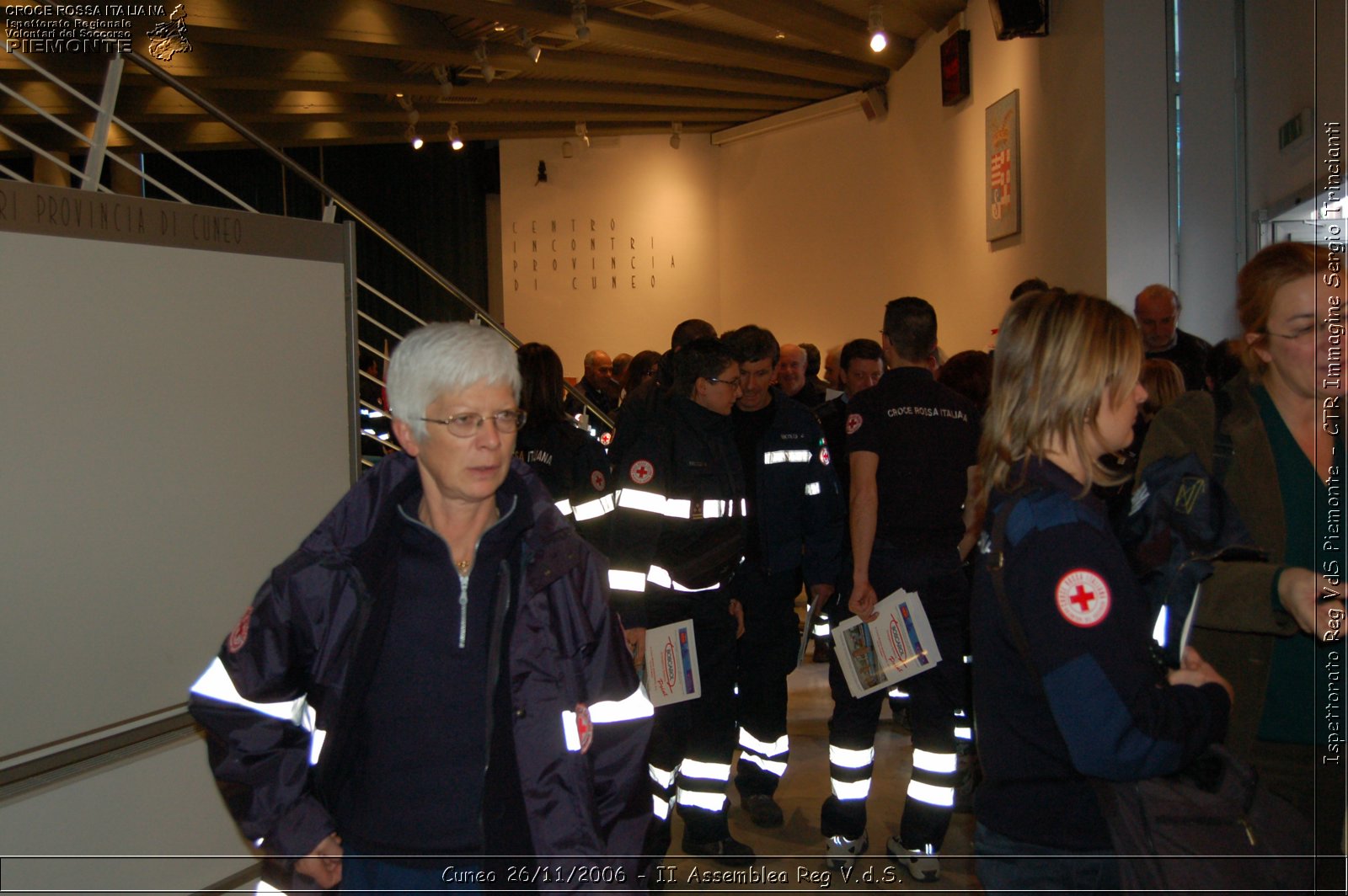 Cuneo 26/11/2006  - II Assemblea Reg V.d.S. - Croce Rossa Italiana - Ispettorato Regionale Volontari del Soccorso Piemonte