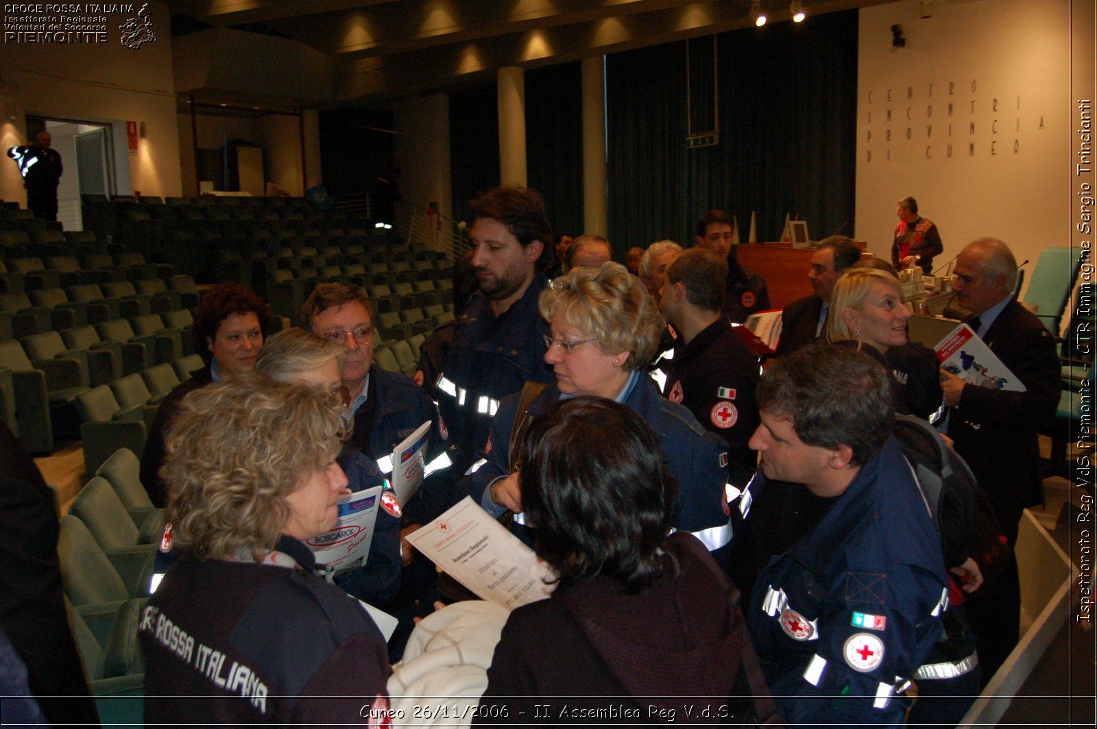 Cuneo 26/11/2006  - II Assemblea Reg V.d.S. - Croce Rossa Italiana - Ispettorato Regionale Volontari del Soccorso Piemonte