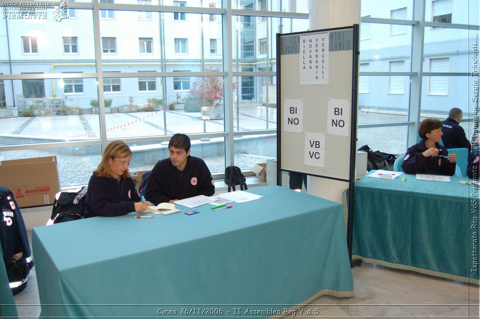 Cuneo 26/11/2006  - II Assemblea Reg V.d.S. - Croce Rossa Italiana - Ispettorato Regionale Volontari del Soccorso Piemonte