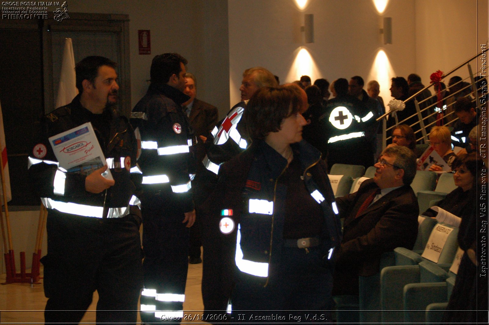 Cuneo 26/11/2006  - II Assemblea Reg V.d.S. - Croce Rossa Italiana - Ispettorato Regionale Volontari del Soccorso Piemonte