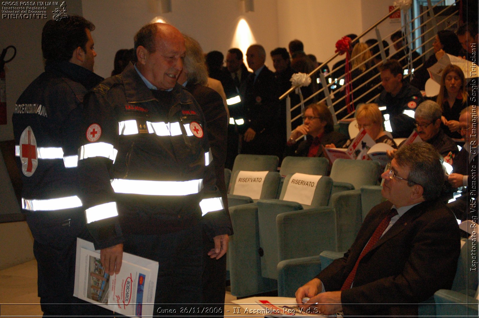 Cuneo 26/11/2006  - II Assemblea Reg V.d.S. - Croce Rossa Italiana - Ispettorato Regionale Volontari del Soccorso Piemonte