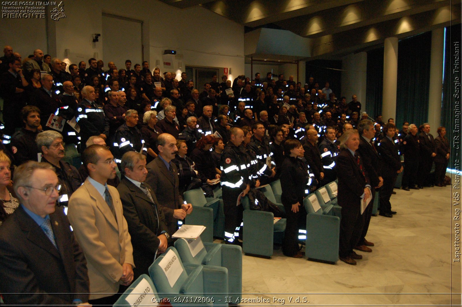 Cuneo 26/11/2006  - II Assemblea Reg V.d.S. - Croce Rossa Italiana - Ispettorato Regionale Volontari del Soccorso Piemonte