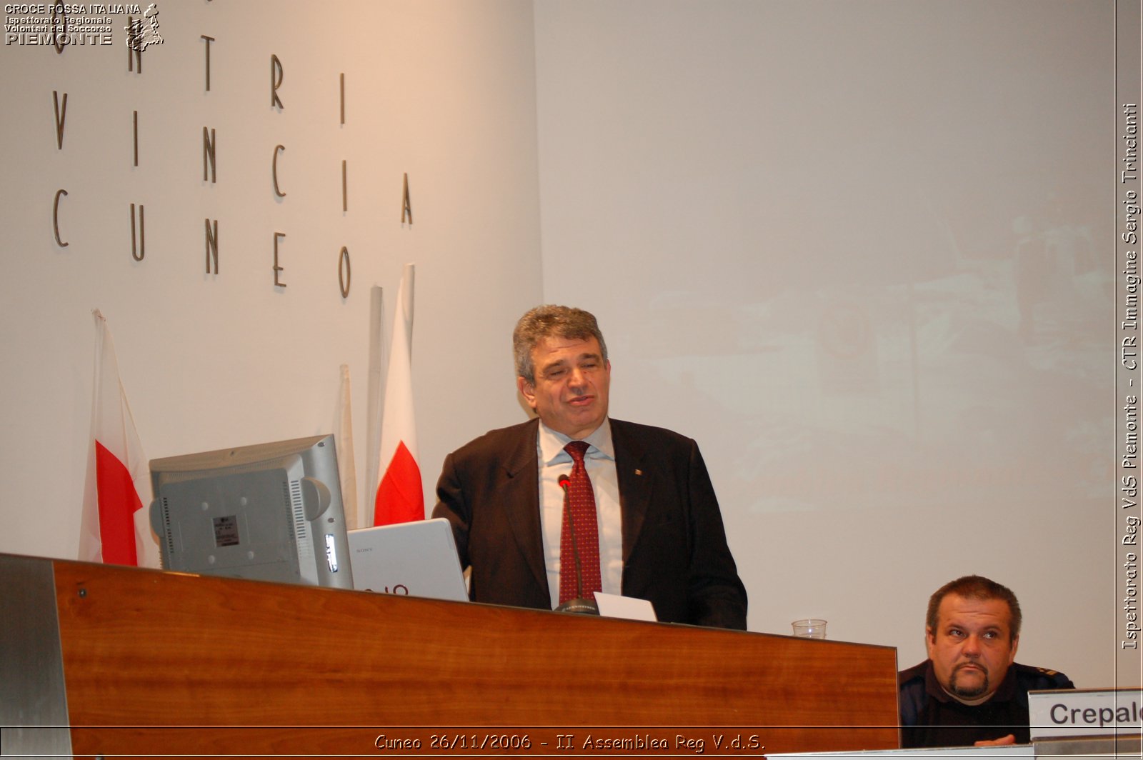 Cuneo 26/11/2006  - II Assemblea Reg V.d.S. - Croce Rossa Italiana - Ispettorato Regionale Volontari del Soccorso Piemonte