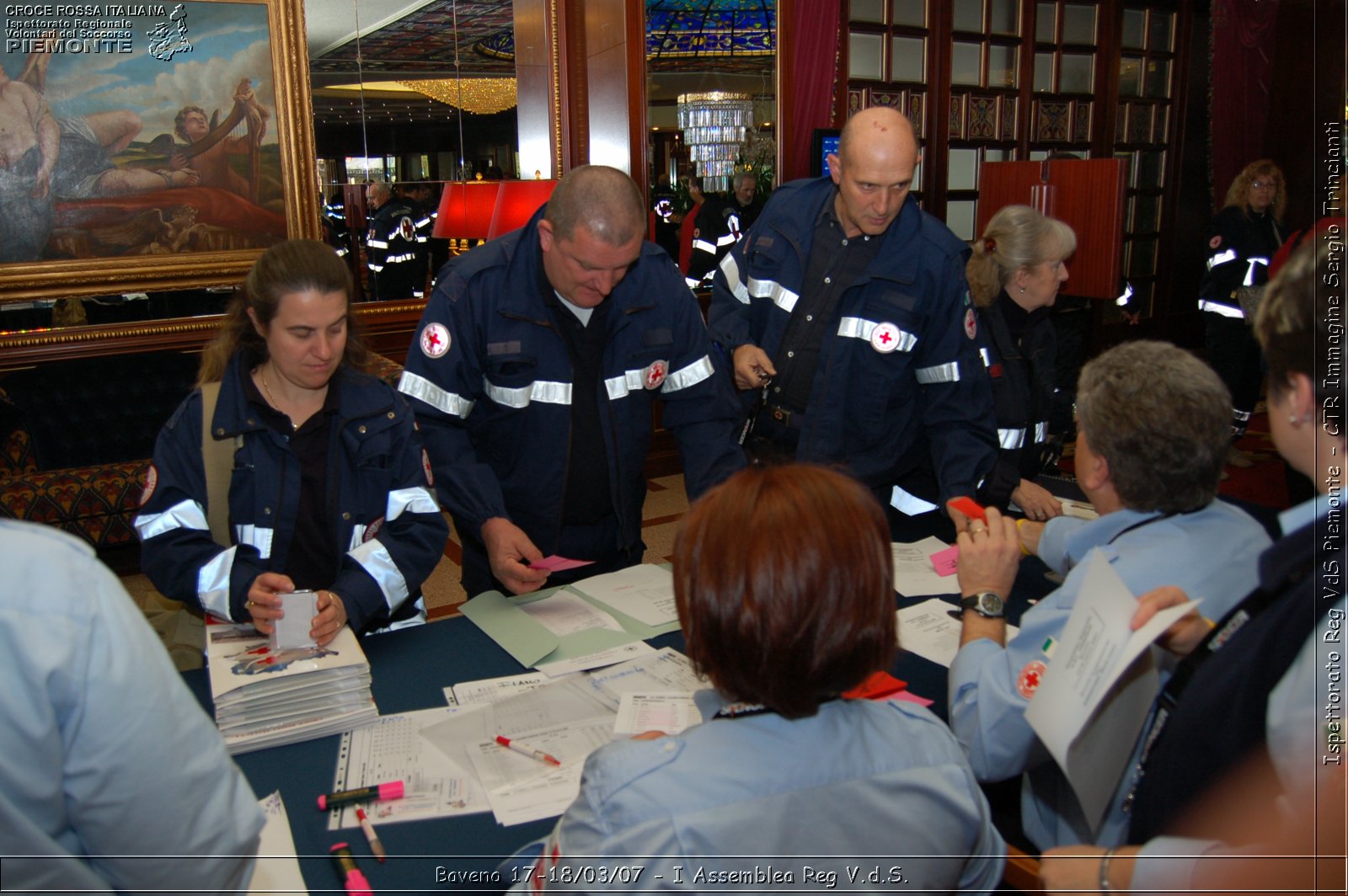 Baveno 17-18 marzo 2007 - I Assemblea Regionale V.d.S. - Croce Rossa Italiana - Ispettorato Regionale Volontari del Soccorso Piemonte