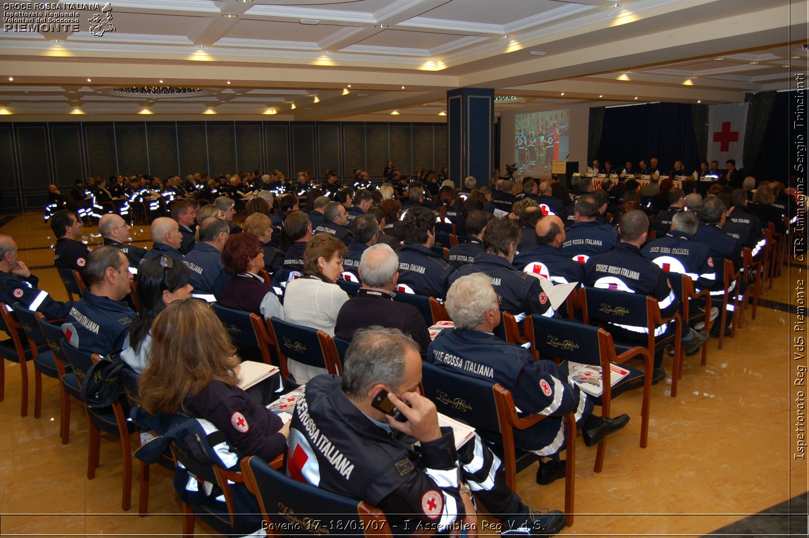 Baveno 17-18 marzo 2007 - I Assemblea Regionale V.d.S. - Croce Rossa Italiana - Ispettorato Regionale Volontari del Soccorso Piemonte