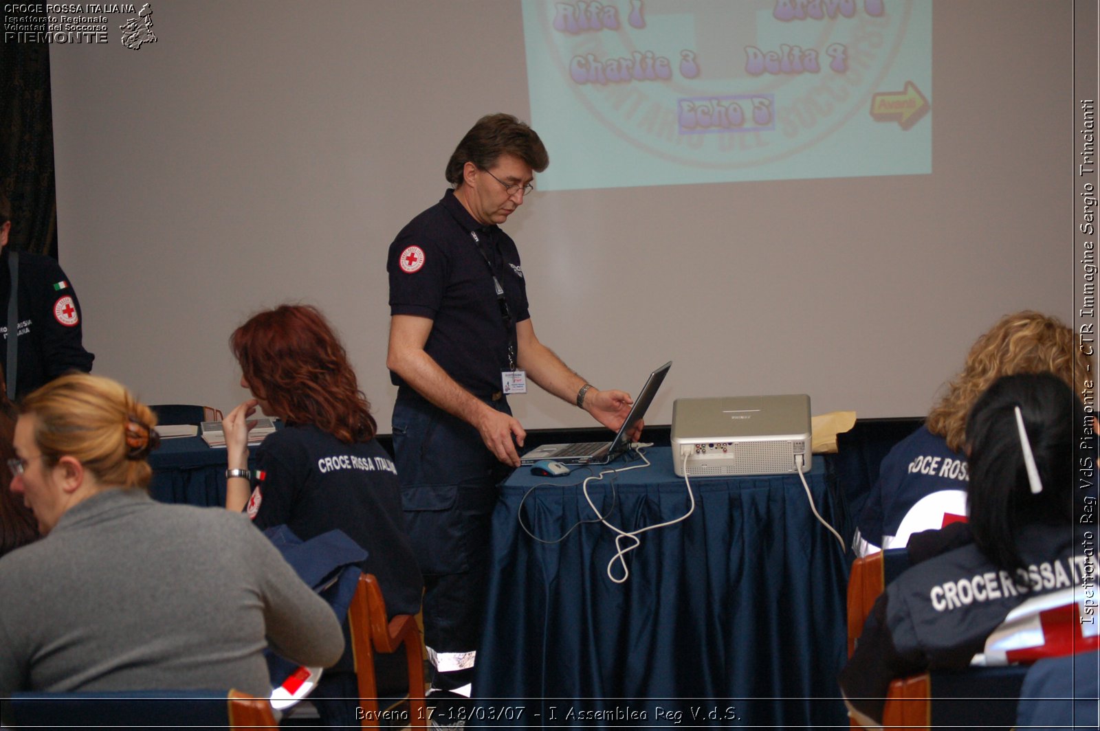 Baveno 17-18 marzo 2007 - I Assemblea Regionale V.d.S. - Croce Rossa Italiana - Ispettorato Regionale Volontari del Soccorso Piemonte