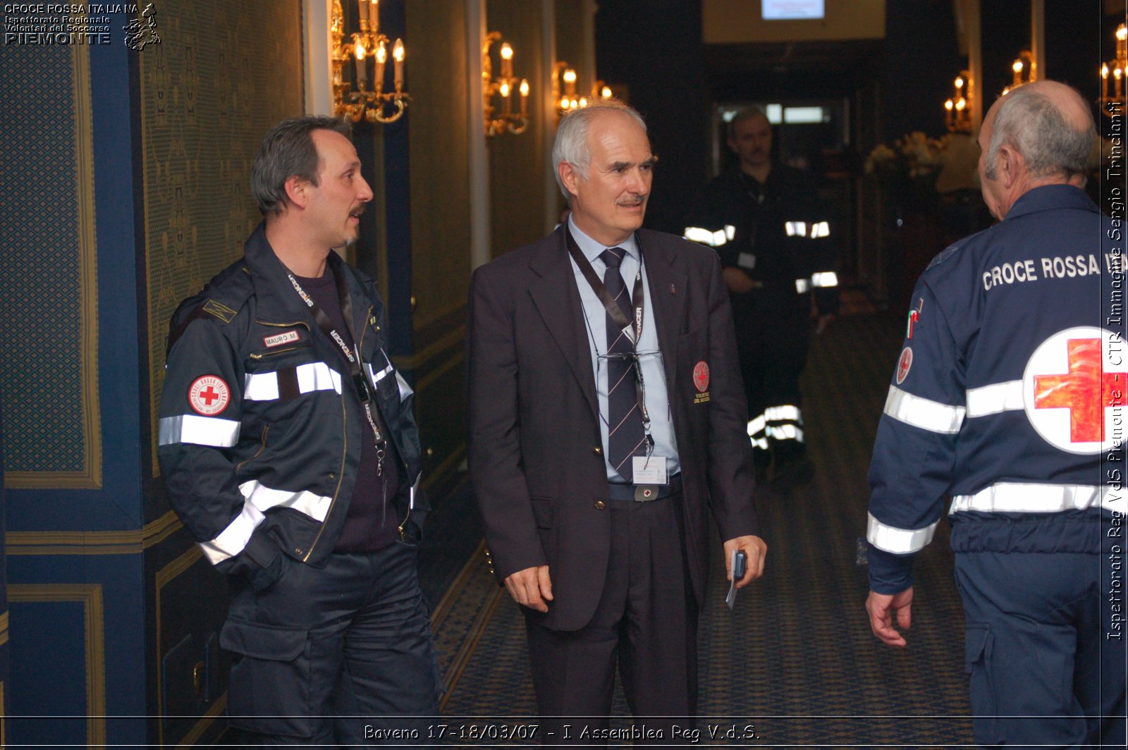 Baveno 17-18 marzo 2007 - I Assemblea Regionale V.d.S. - Croce Rossa Italiana - Ispettorato Regionale Volontari del Soccorso Piemonte