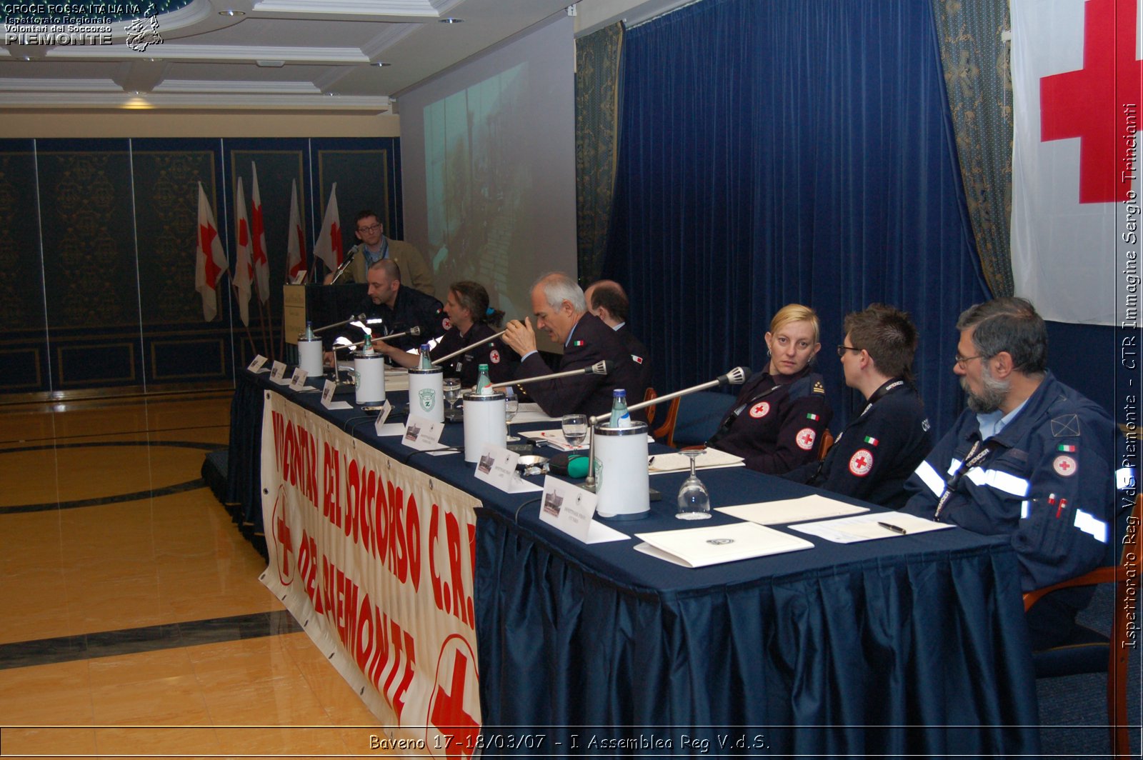 Baveno 17-18 marzo 2007 - I Assemblea Regionale V.d.S. - Croce Rossa Italiana - Ispettorato Regionale Volontari del Soccorso Piemonte