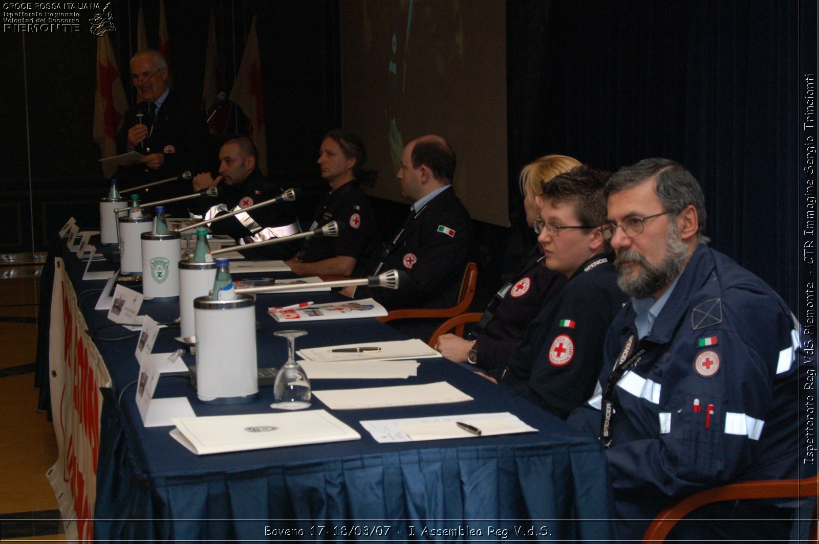 Baveno 17-18 marzo 2007 - I Assemblea Regionale V.d.S. - Croce Rossa Italiana - Ispettorato Regionale Volontari del Soccorso Piemonte