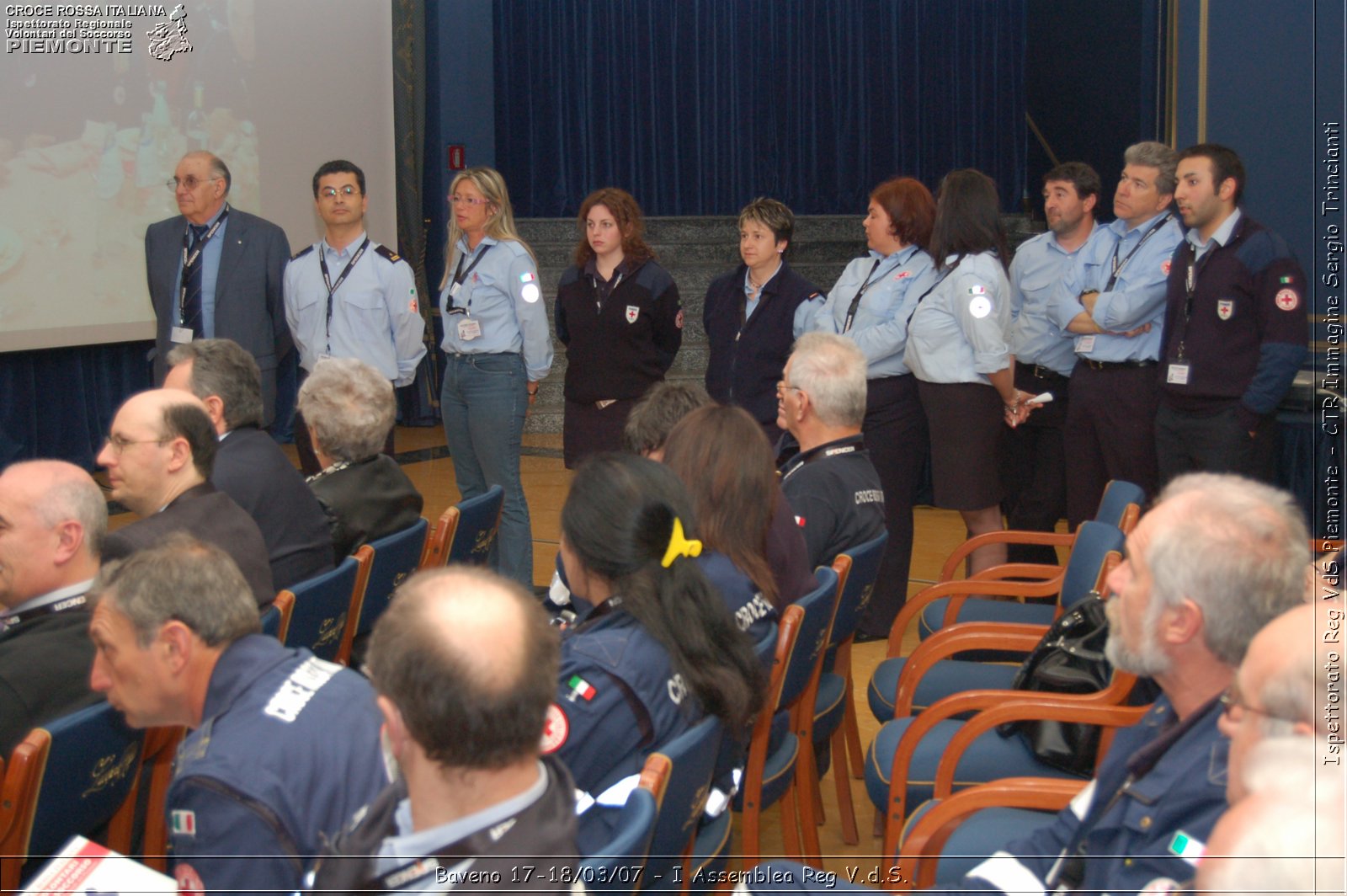 Baveno 17-18 marzo 2007 - I Assemblea Regionale V.d.S. - Croce Rossa Italiana - Ispettorato Regionale Volontari del Soccorso Piemonte