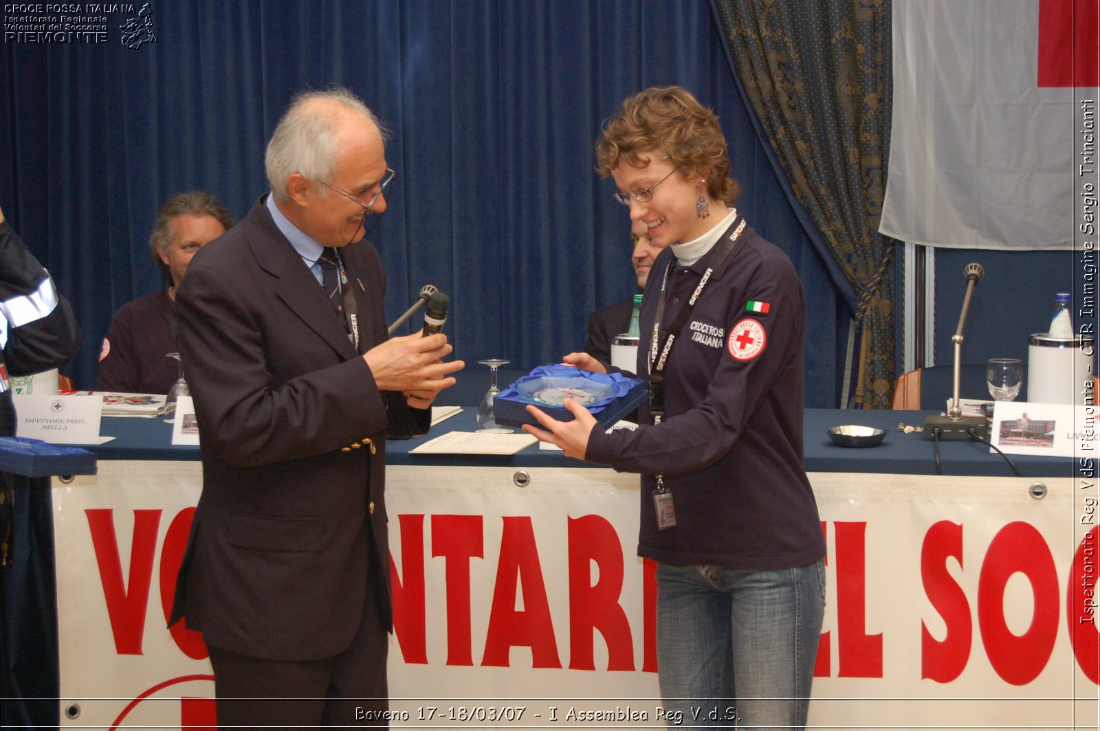 Baveno 17-18 marzo 2007 - I Assemblea Regionale V.d.S. - Croce Rossa Italiana - Ispettorato Regionale Volontari del Soccorso Piemonte