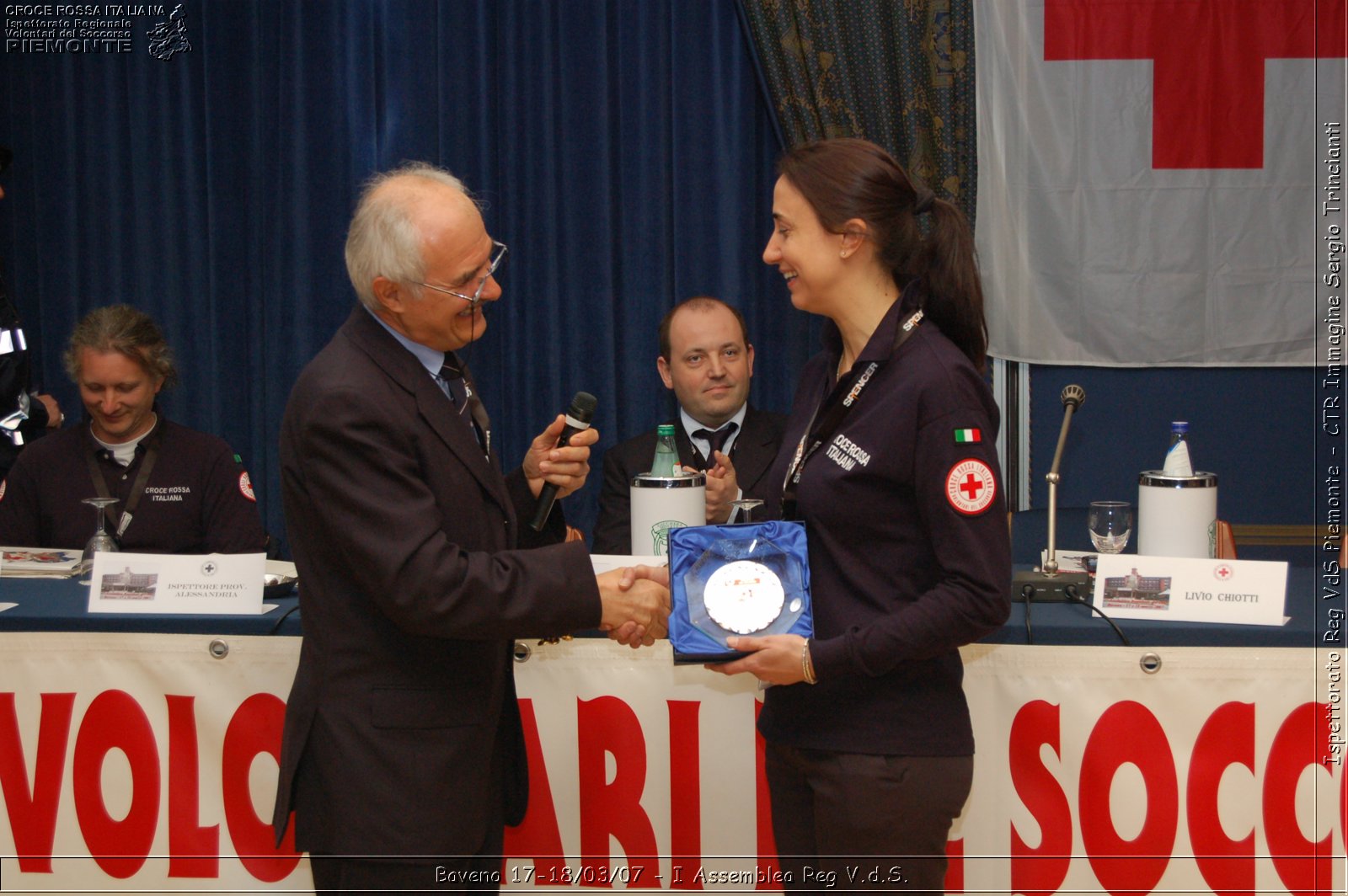 Baveno 17-18 marzo 2007 - I Assemblea Regionale V.d.S. - Croce Rossa Italiana - Ispettorato Regionale Volontari del Soccorso Piemonte