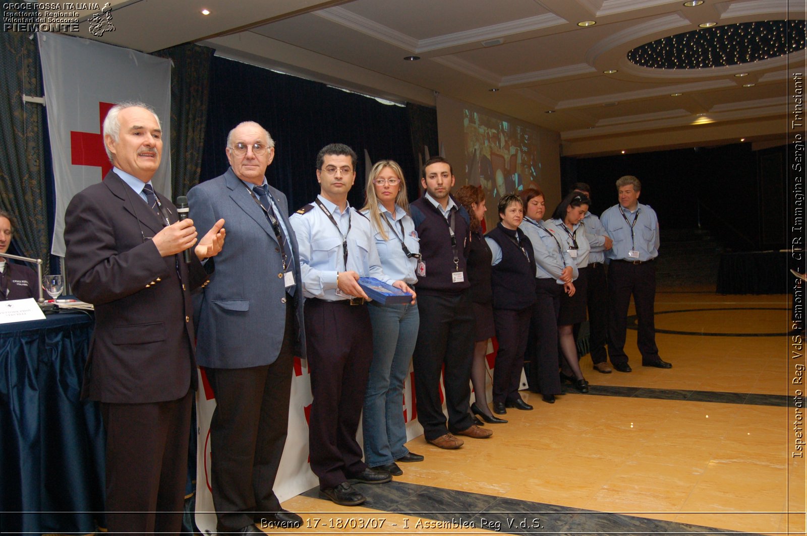 Baveno 17-18 marzo 2007 - I Assemblea Regionale V.d.S. - Croce Rossa Italiana - Ispettorato Regionale Volontari del Soccorso Piemonte