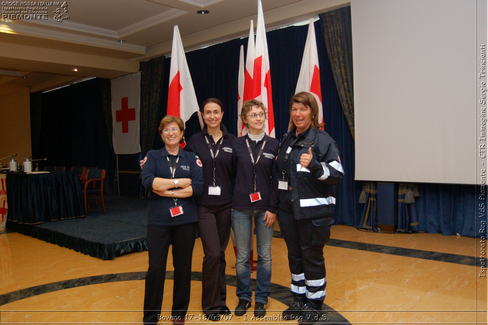 Baveno 17-18 marzo 2007 - I Assemblea Regionale V.d.S. - Croce Rossa Italiana - Ispettorato Regionale Volontari del Soccorso Piemonte