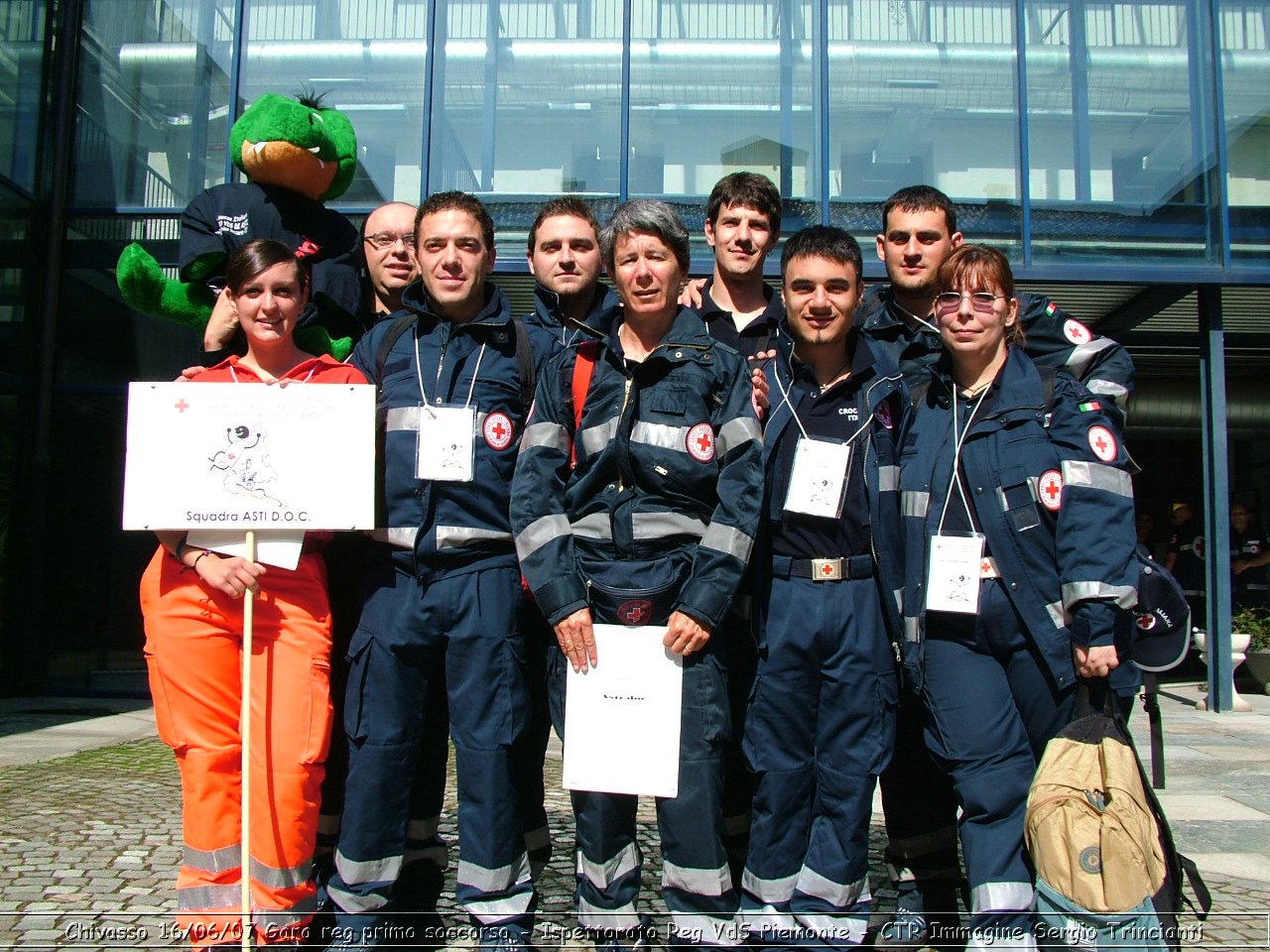 Chivasso - 16 giugno 2007 - Gara Regionale di Primo Soccorso  - Croce Rossa Italiana - Ispettorato Regionale Volontari del Soccorso Piemonte