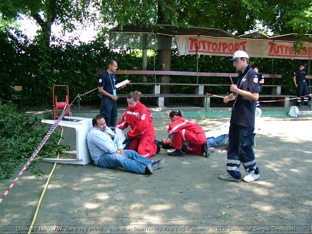 Chivasso - 16 giugno 2007 - Gara Regionale di Primo Soccorso  - Croce Rossa Italiana - Ispettorato Regionale Volontari del Soccorso Piemonte