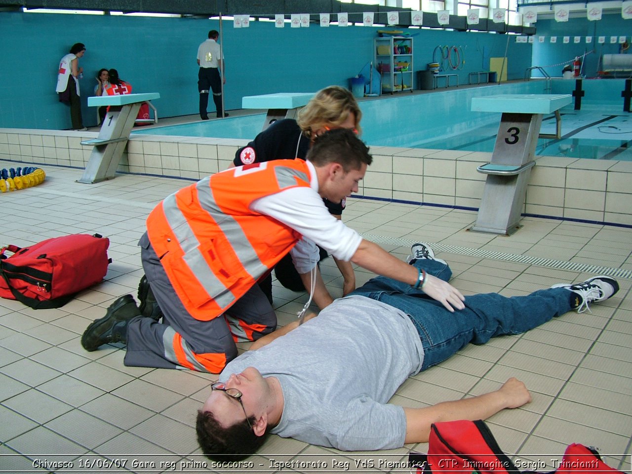 Chivasso - 16 giugno 2007 - Gara Regionale di Primo Soccorso  - Croce Rossa Italiana - Ispettorato Regionale Volontari del Soccorso Piemonte