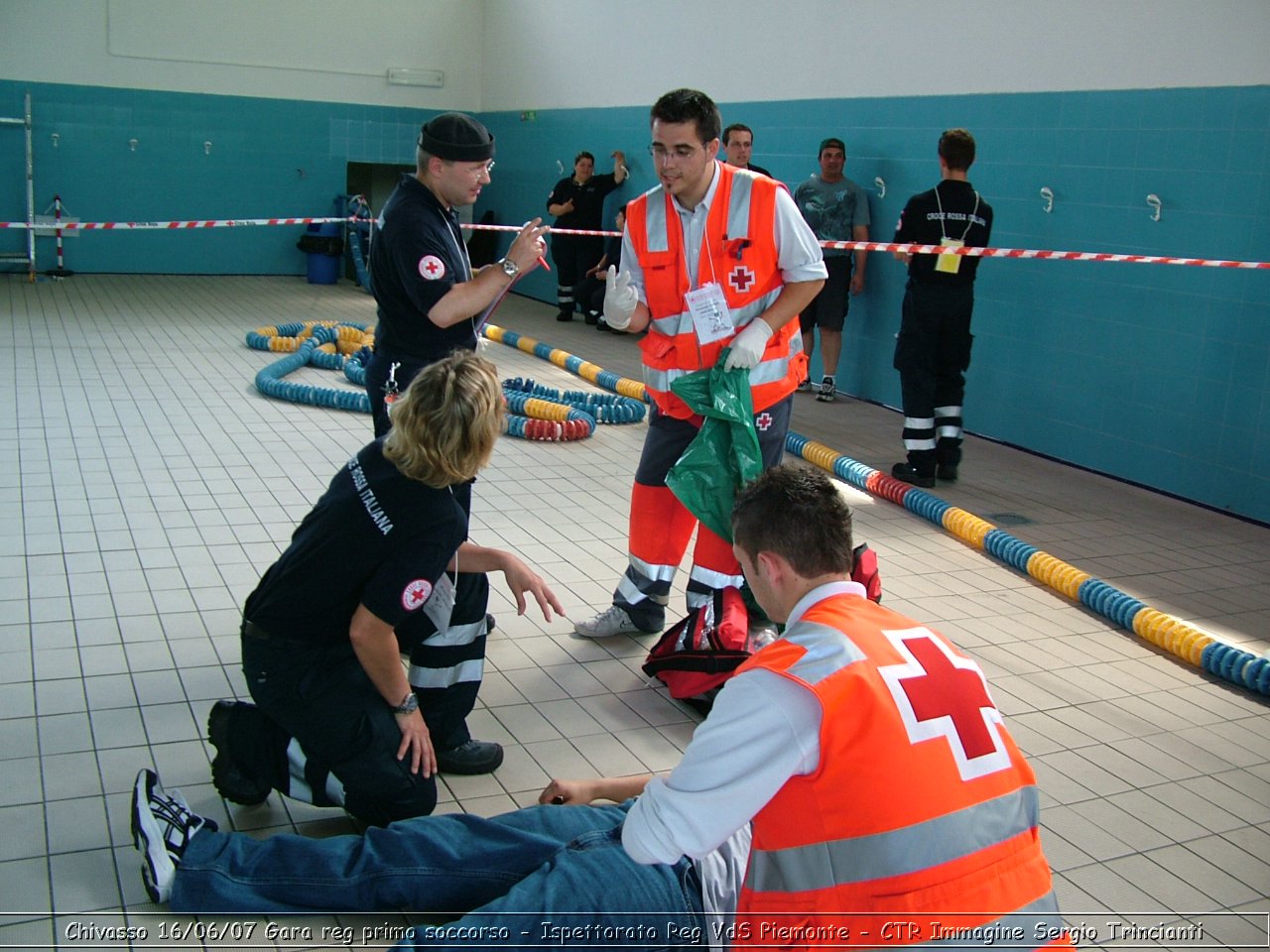 Chivasso - 16 giugno 2007 - Gara Regionale di Primo Soccorso  - Croce Rossa Italiana - Ispettorato Regionale Volontari del Soccorso Piemonte