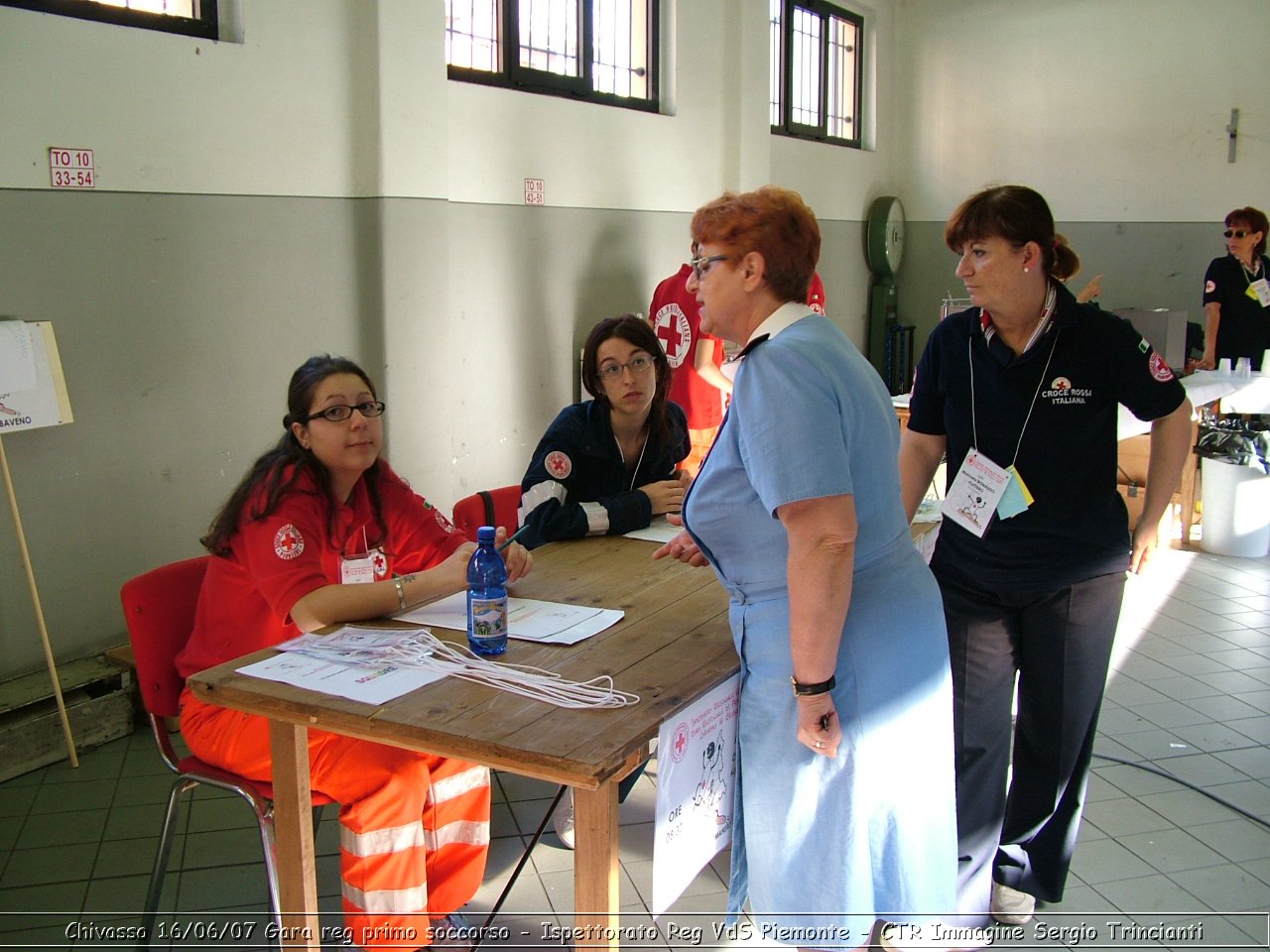 Chivasso - 16 giugno 2007 - Gara Regionale di Primo Soccorso  - Croce Rossa Italiana - Ispettorato Regionale Volontari del Soccorso Piemonte