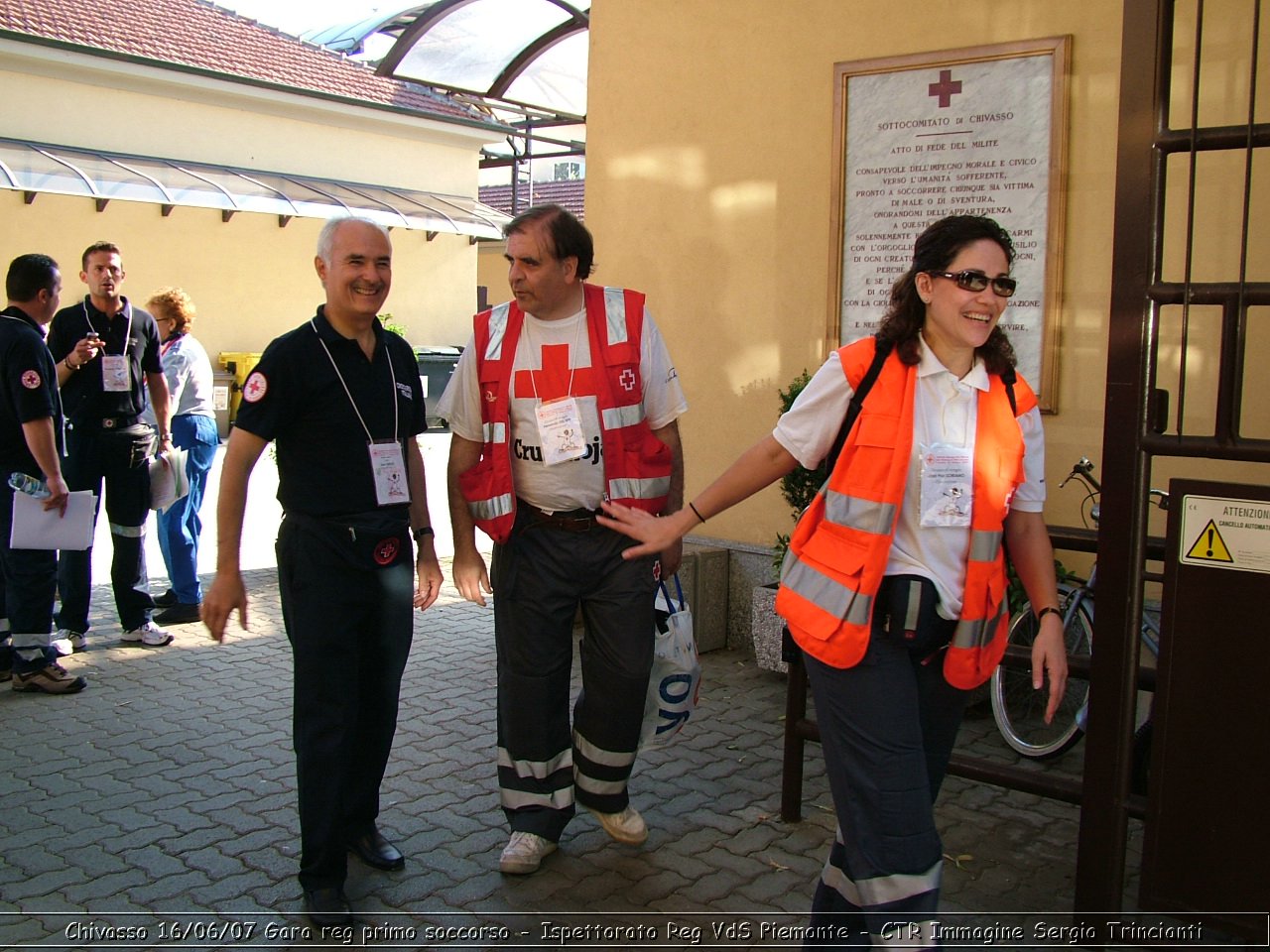 Chivasso - 16 giugno 2007 - Gara Regionale di Primo Soccorso  - Croce Rossa Italiana - Ispettorato Regionale Volontari del Soccorso Piemonte