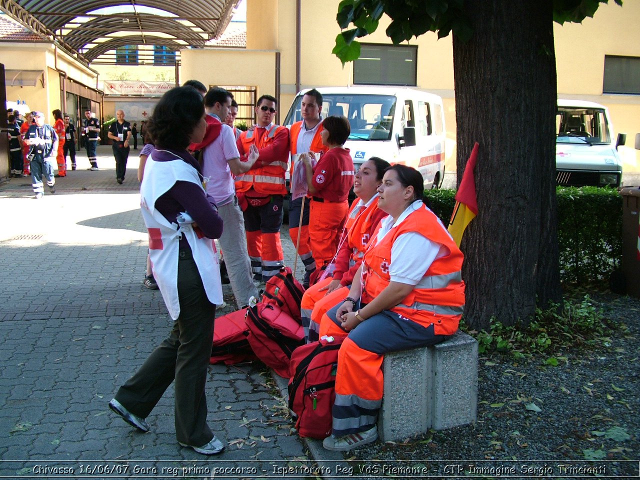 Chivasso - 16 giugno 2007 - Gara Regionale di Primo Soccorso  - Croce Rossa Italiana - Ispettorato Regionale Volontari del Soccorso Piemonte