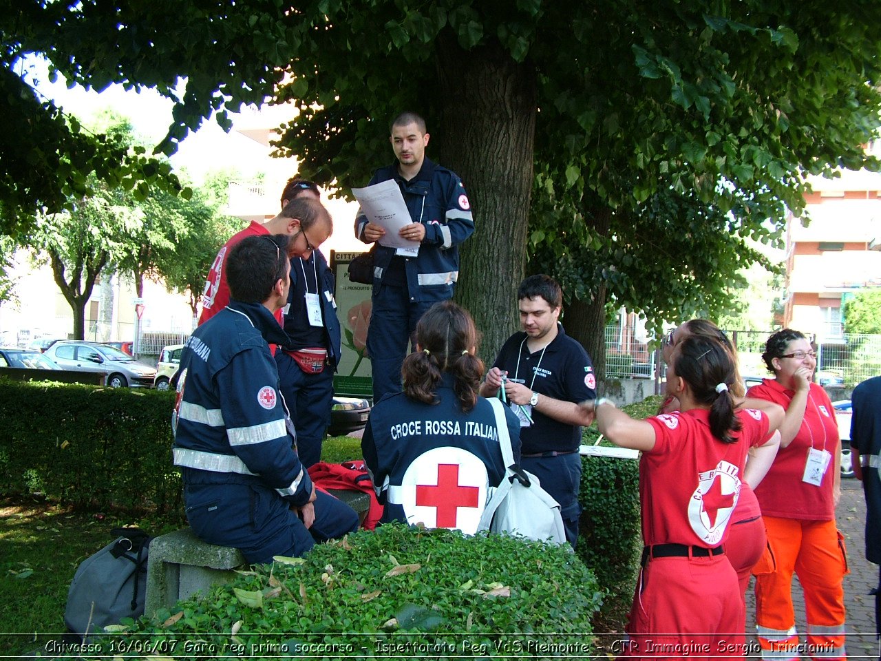 Chivasso - 16 giugno 2007 - Gara Regionale di Primo Soccorso  - Croce Rossa Italiana - Ispettorato Regionale Volontari del Soccorso Piemonte