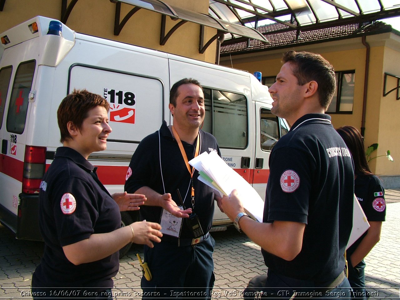 Chivasso - 16 giugno 2007 - Gara Regionale di Primo Soccorso  - Croce Rossa Italiana - Ispettorato Regionale Volontari del Soccorso Piemonte