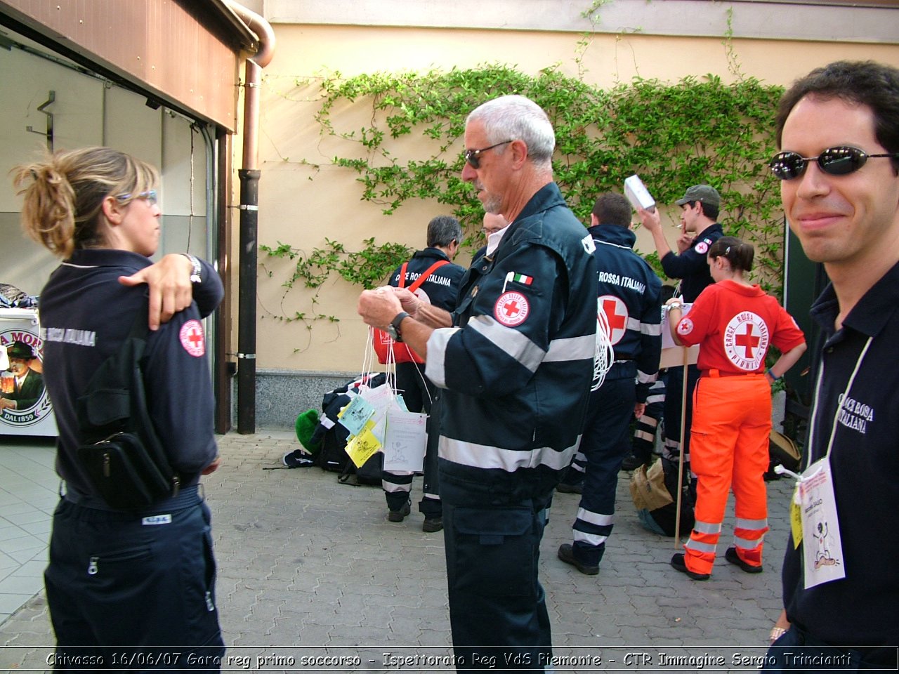 Chivasso - 16 giugno 2007 - Gara Regionale di Primo Soccorso  - Croce Rossa Italiana - Ispettorato Regionale Volontari del Soccorso Piemonte