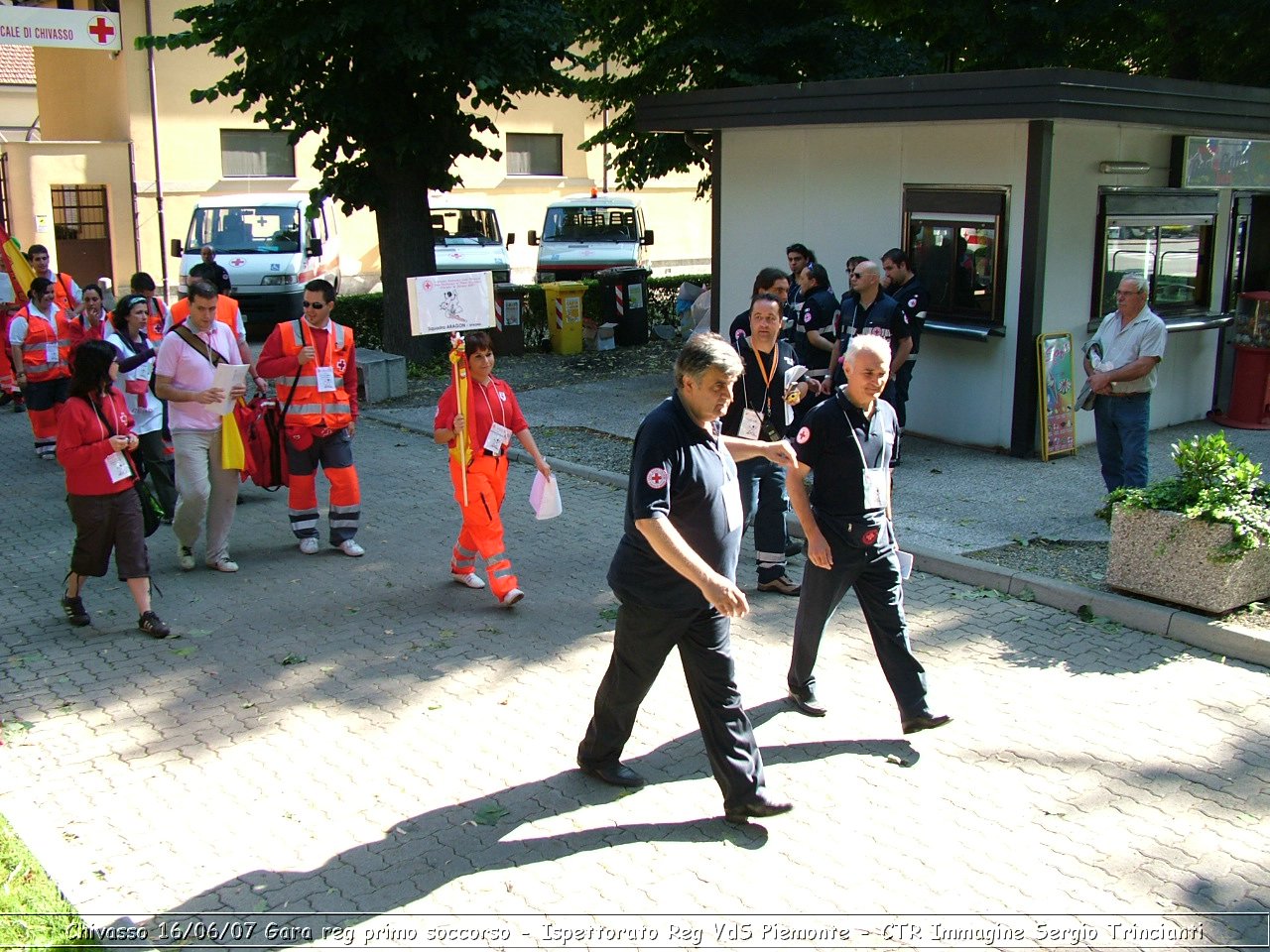 Chivasso - 16 giugno 2007 - Gara Regionale di Primo Soccorso  - Croce Rossa Italiana - Ispettorato Regionale Volontari del Soccorso Piemonte