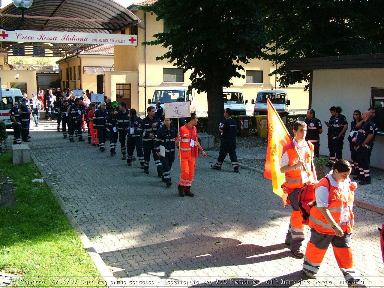 Chivasso - 16 giugno 2007 - Gara Regionale di Primo Soccorso  - Croce Rossa Italiana - Ispettorato Regionale Volontari del Soccorso Piemonte