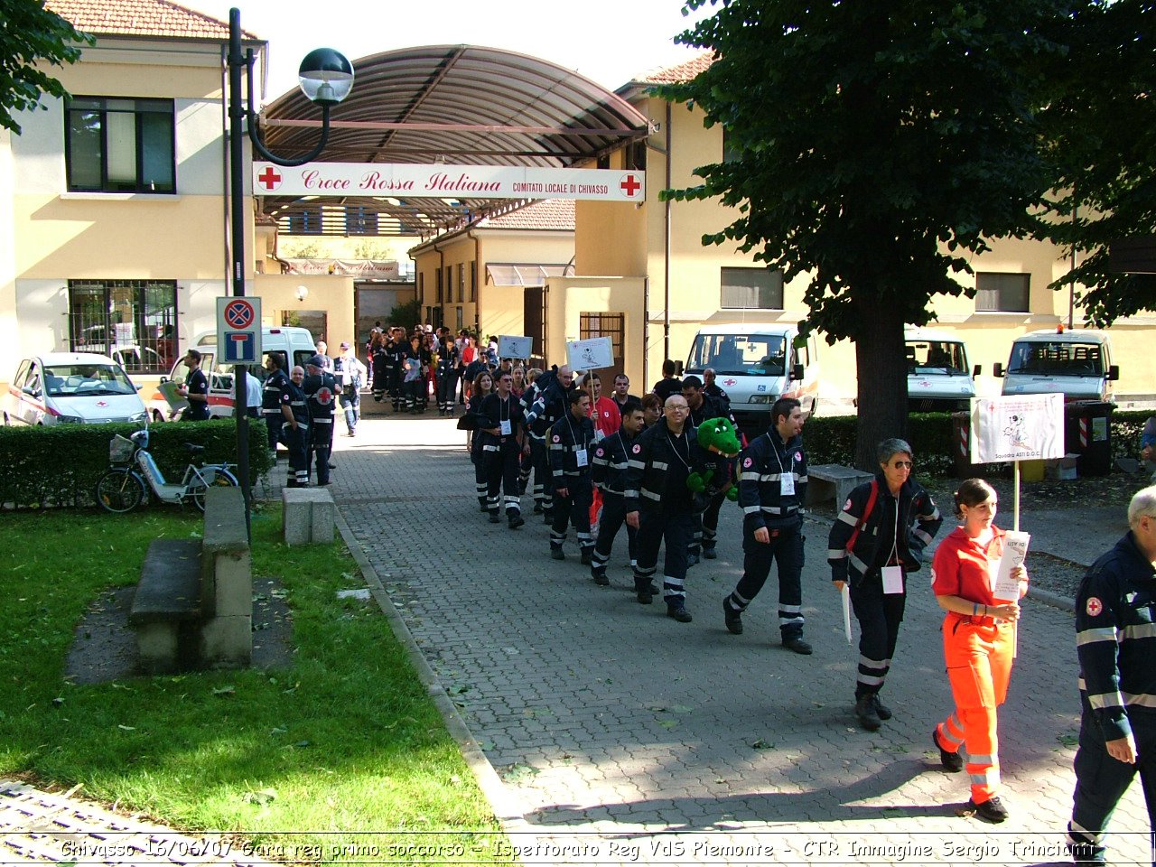 Chivasso - 16 giugno 2007 - Gara Regionale di Primo Soccorso  - Croce Rossa Italiana - Ispettorato Regionale Volontari del Soccorso Piemonte