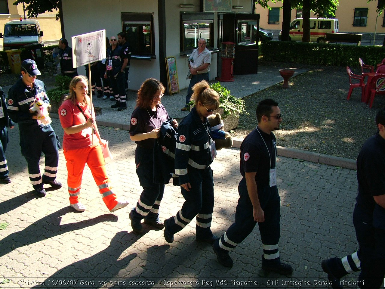 Chivasso - 16 giugno 2007 - Gara Regionale di Primo Soccorso  - Croce Rossa Italiana - Ispettorato Regionale Volontari del Soccorso Piemonte