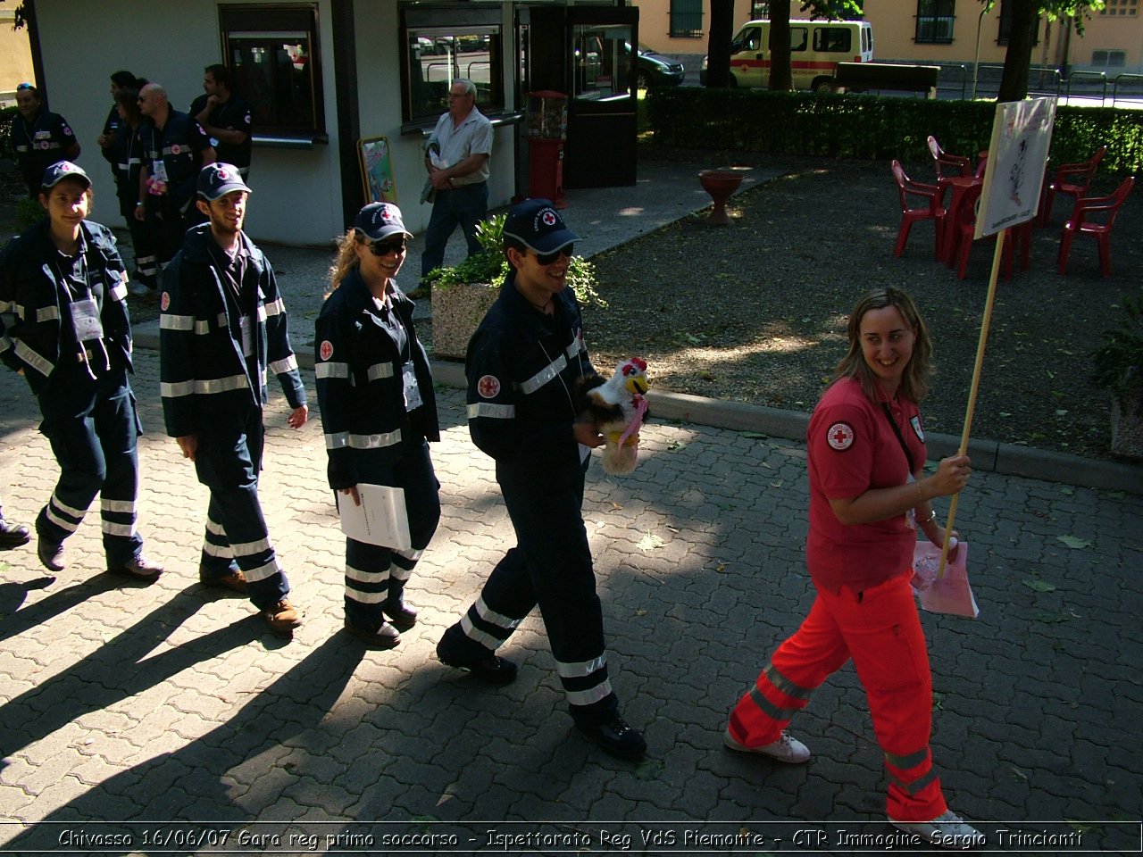 Chivasso - 16 giugno 2007 - Gara Regionale di Primo Soccorso  - Croce Rossa Italiana - Ispettorato Regionale Volontari del Soccorso Piemonte