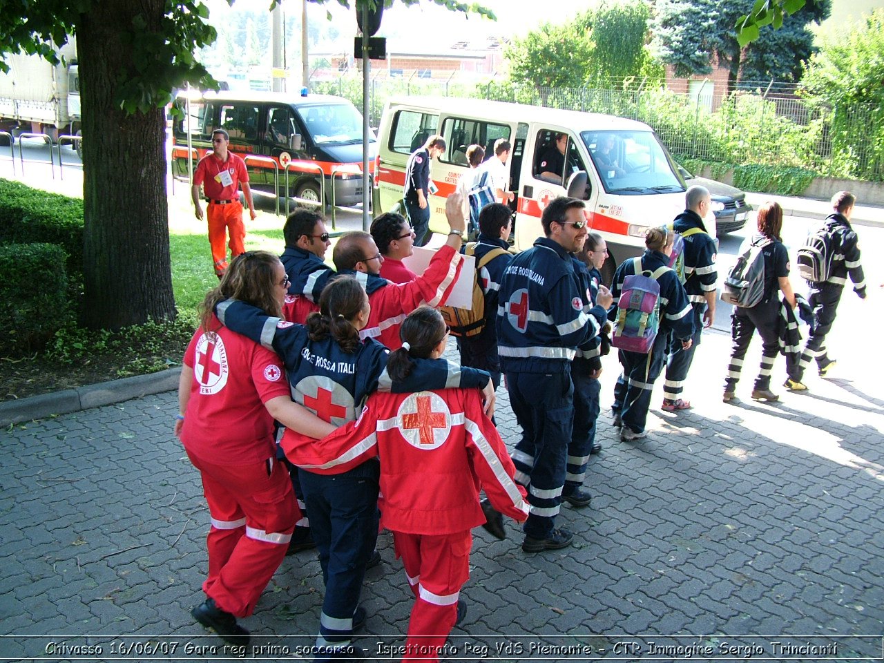 Chivasso - 16 giugno 2007 - Gara Regionale di Primo Soccorso  - Croce Rossa Italiana - Ispettorato Regionale Volontari del Soccorso Piemonte