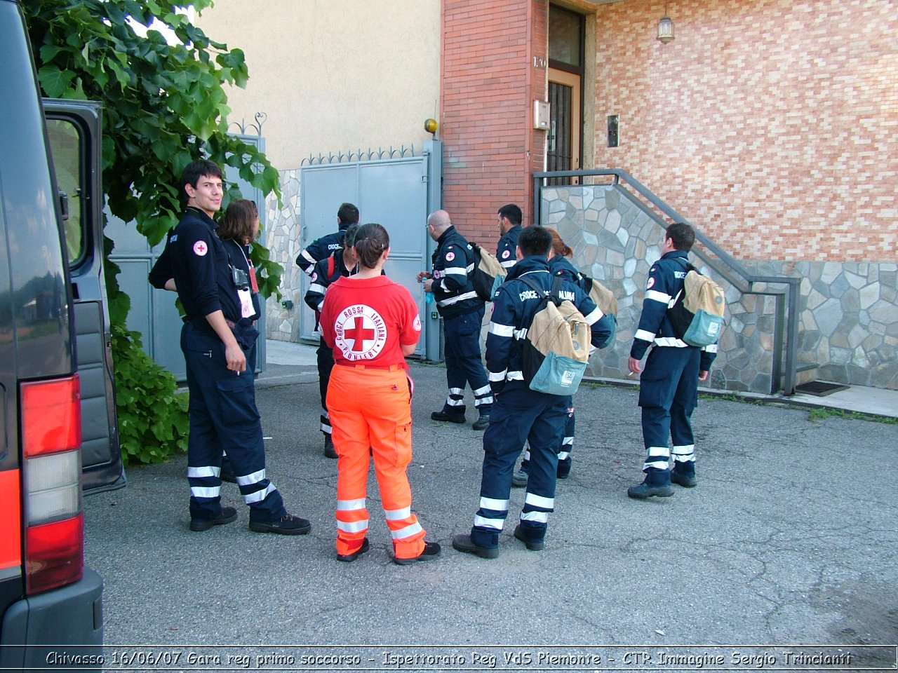 Chivasso - 16 giugno 2007 - Gara Regionale di Primo Soccorso  - Croce Rossa Italiana - Ispettorato Regionale Volontari del Soccorso Piemonte