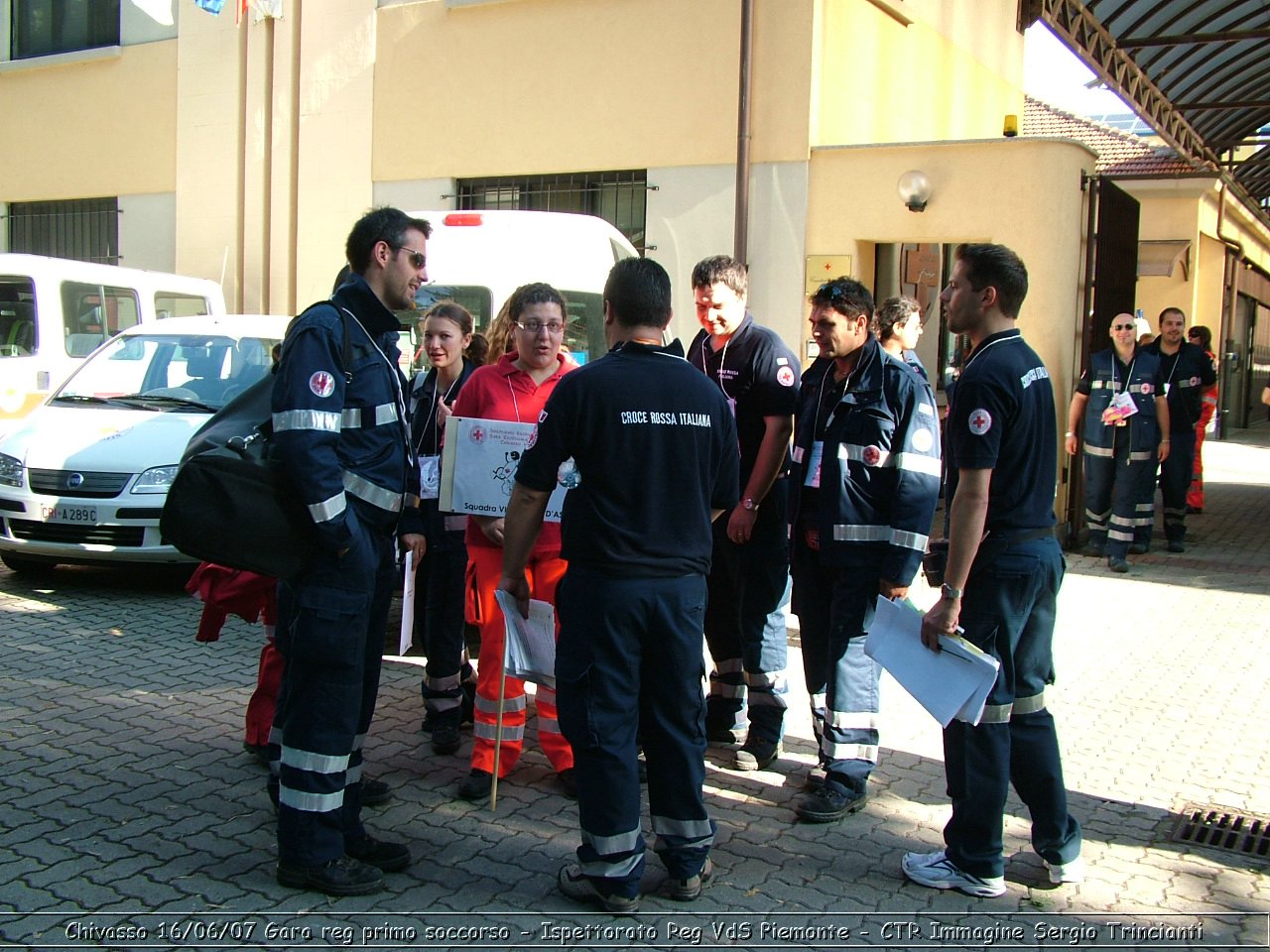 Chivasso - 16 giugno 2007 - Gara Regionale di Primo Soccorso  - Croce Rossa Italiana - Ispettorato Regionale Volontari del Soccorso Piemonte