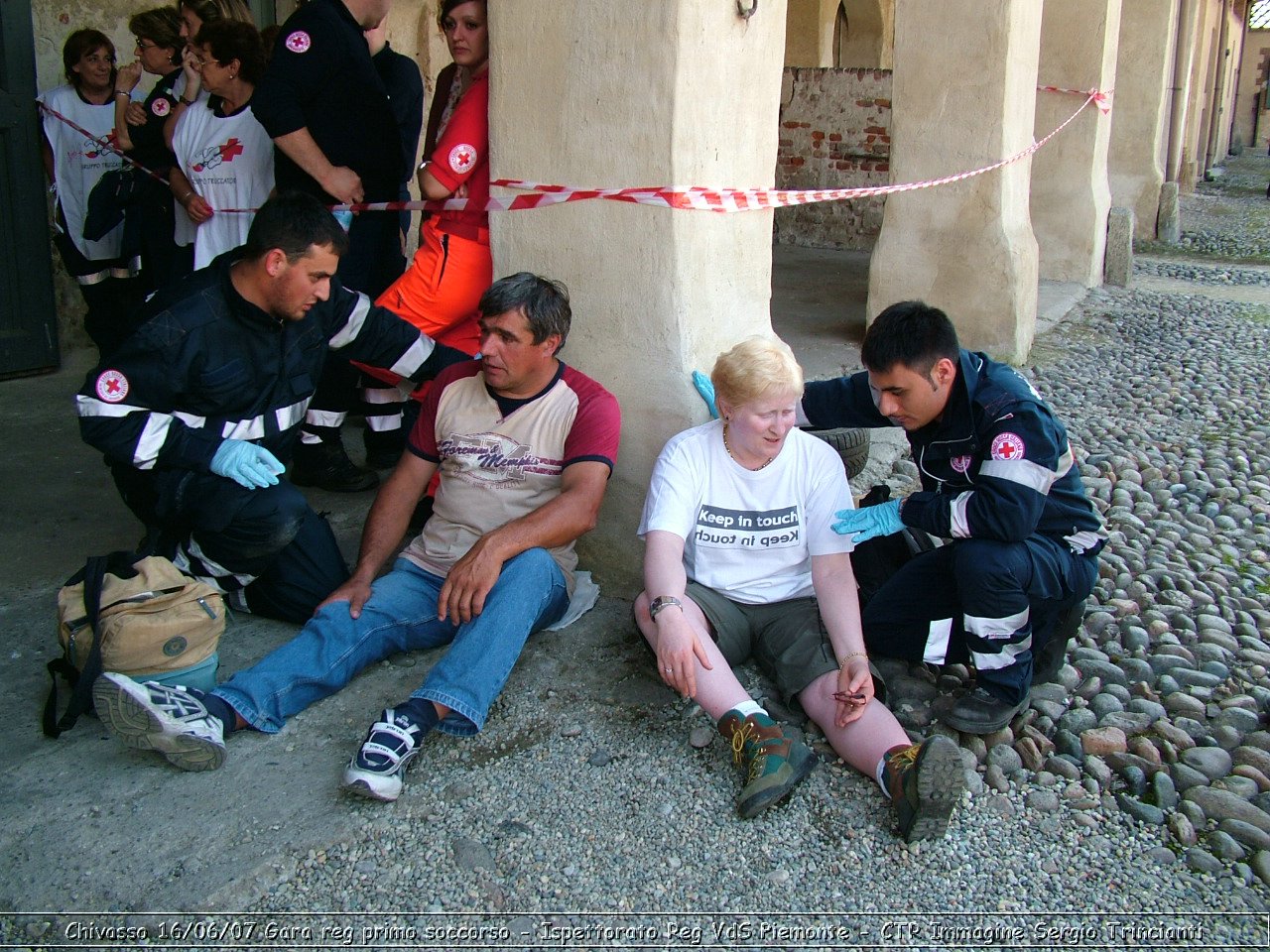 Chivasso - 16 giugno 2007 - Gara Regionale di Primo Soccorso  - Croce Rossa Italiana - Ispettorato Regionale Volontari del Soccorso Piemonte