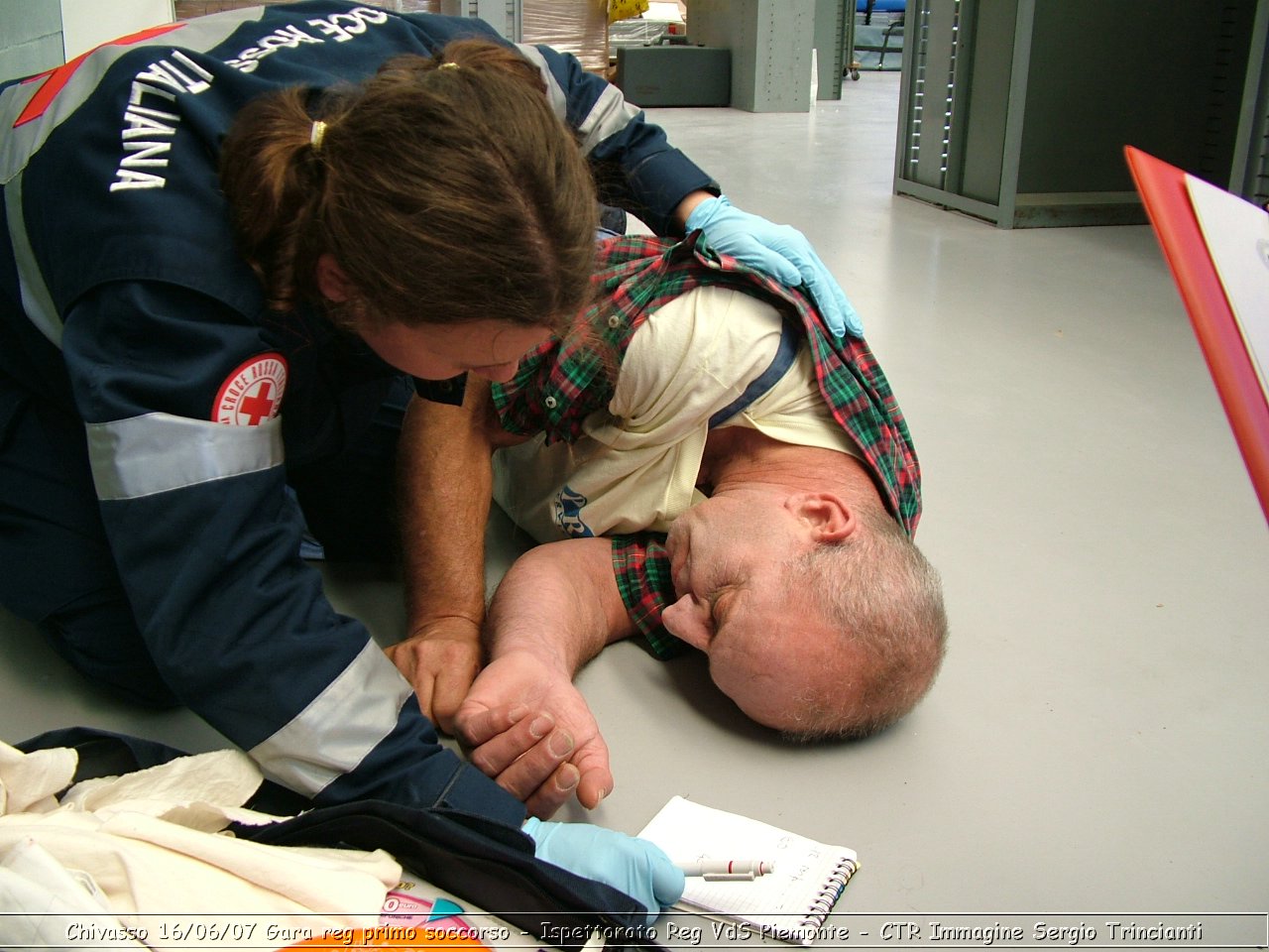 Chivasso - 16 giugno 2007 - Gara Regionale di Primo Soccorso  - Croce Rossa Italiana - Ispettorato Regionale Volontari del Soccorso Piemonte