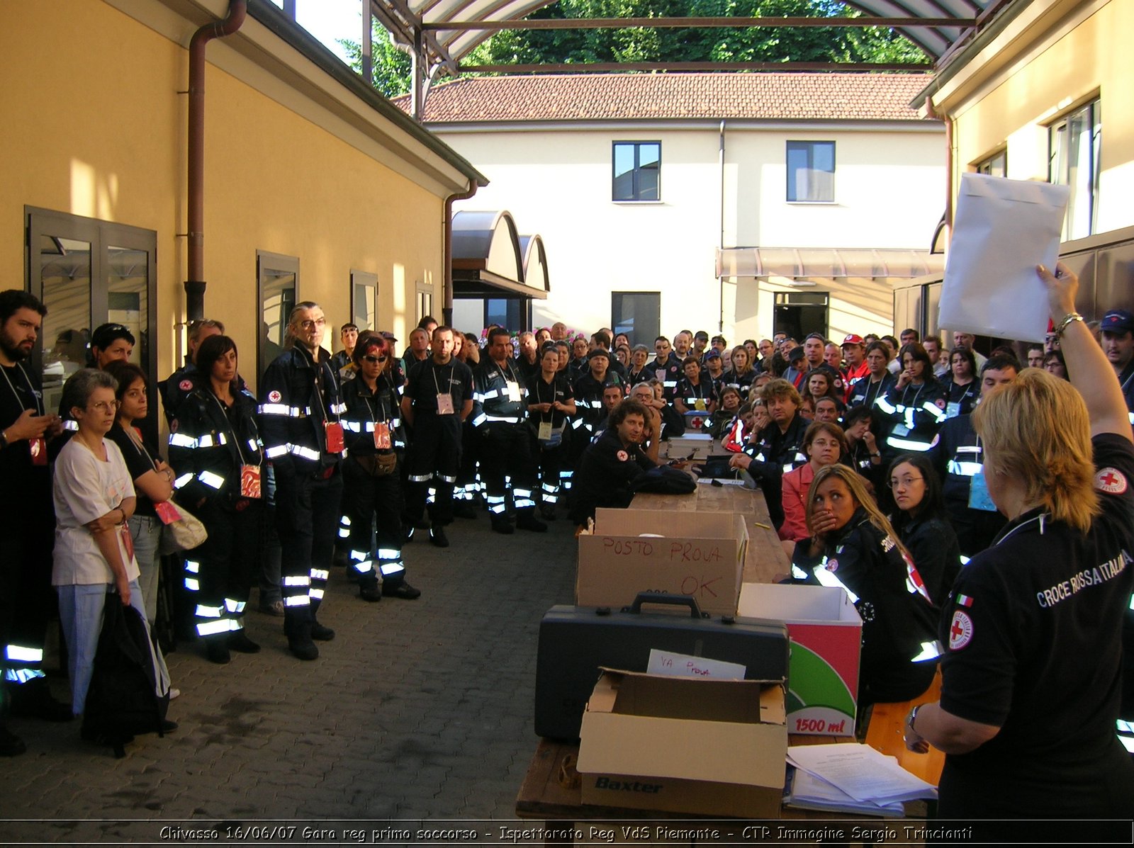 Chivasso - 16 giugno 2007 - Gara Regionale di Primo Soccorso  - Croce Rossa Italiana - Ispettorato Regionale Volontari del Soccorso Piemonte