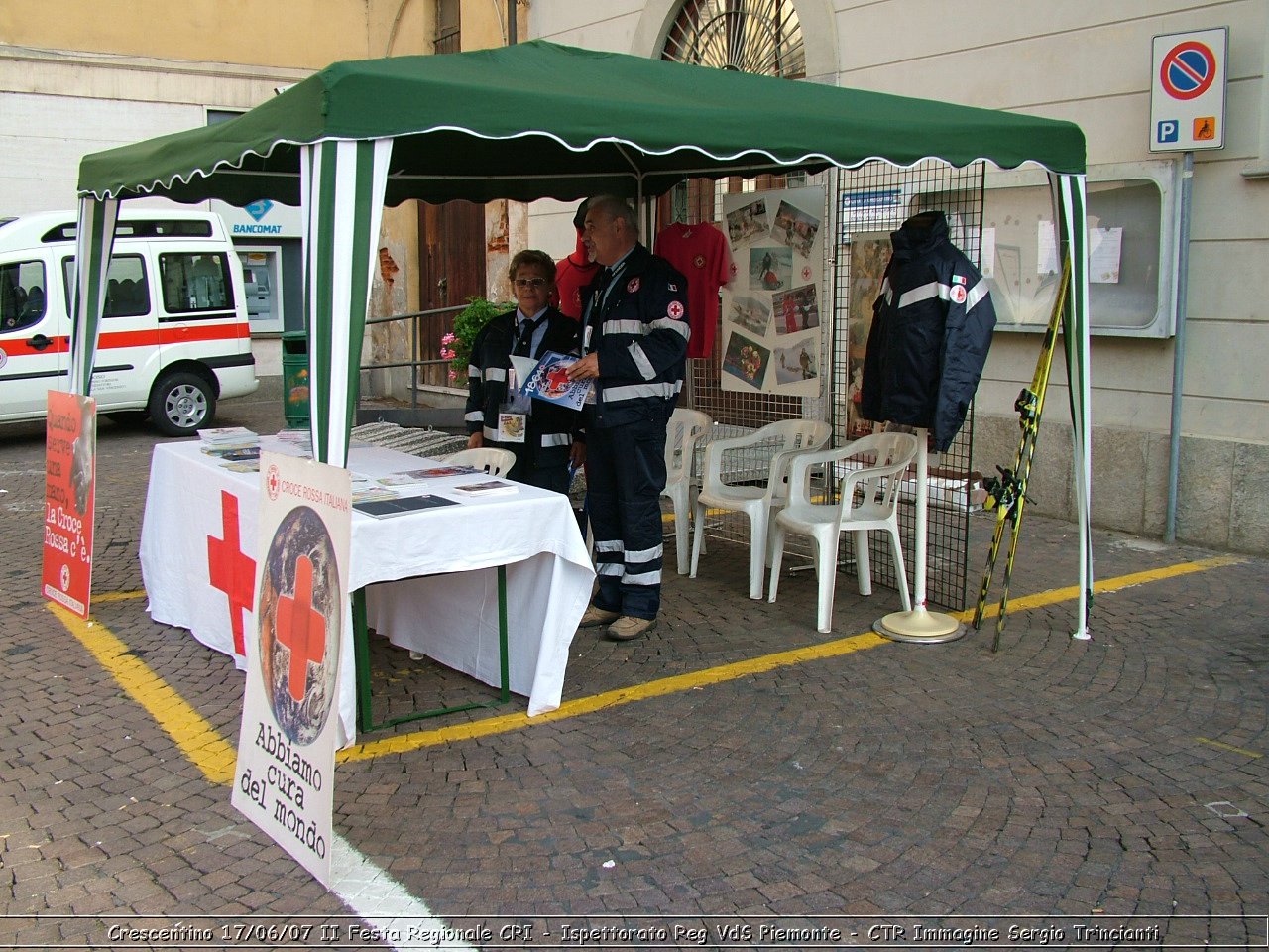 Crescentino - 17 giugno 2007 - II festa regionale CRI   - Croce Rossa Italiana - Ispettorato Regionale Volontari del Soccorso Piemonte