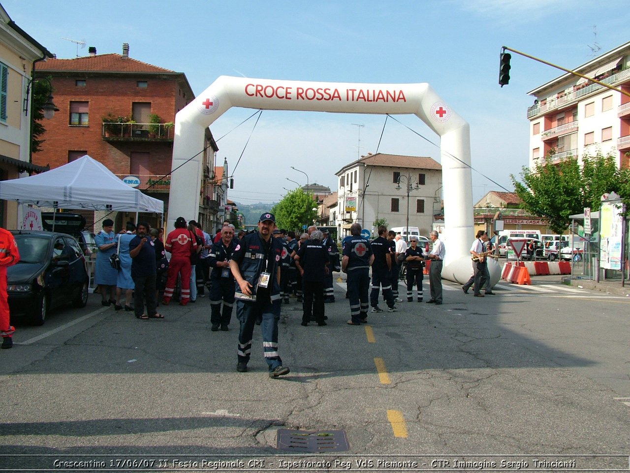 Crescentino - 17 giugno 2007 - II festa regionale CRI   - Croce Rossa Italiana - Ispettorato Regionale Volontari del Soccorso Piemonte