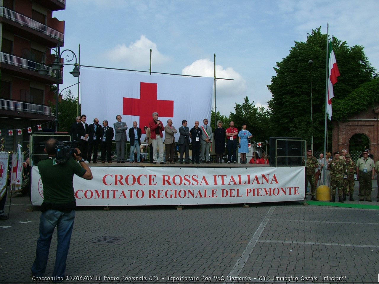 Crescentino - 17 giugno 2007 - II festa regionale CRI   - Croce Rossa Italiana - Ispettorato Regionale Volontari del Soccorso Piemonte