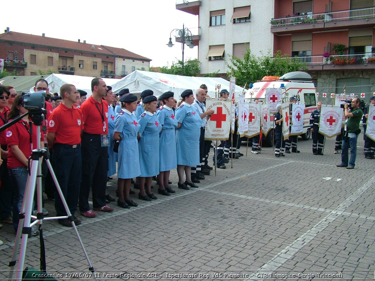 Crescentino - 17 giugno 2007 - II festa regionale CRI   - Croce Rossa Italiana - Ispettorato Regionale Volontari del Soccorso Piemonte