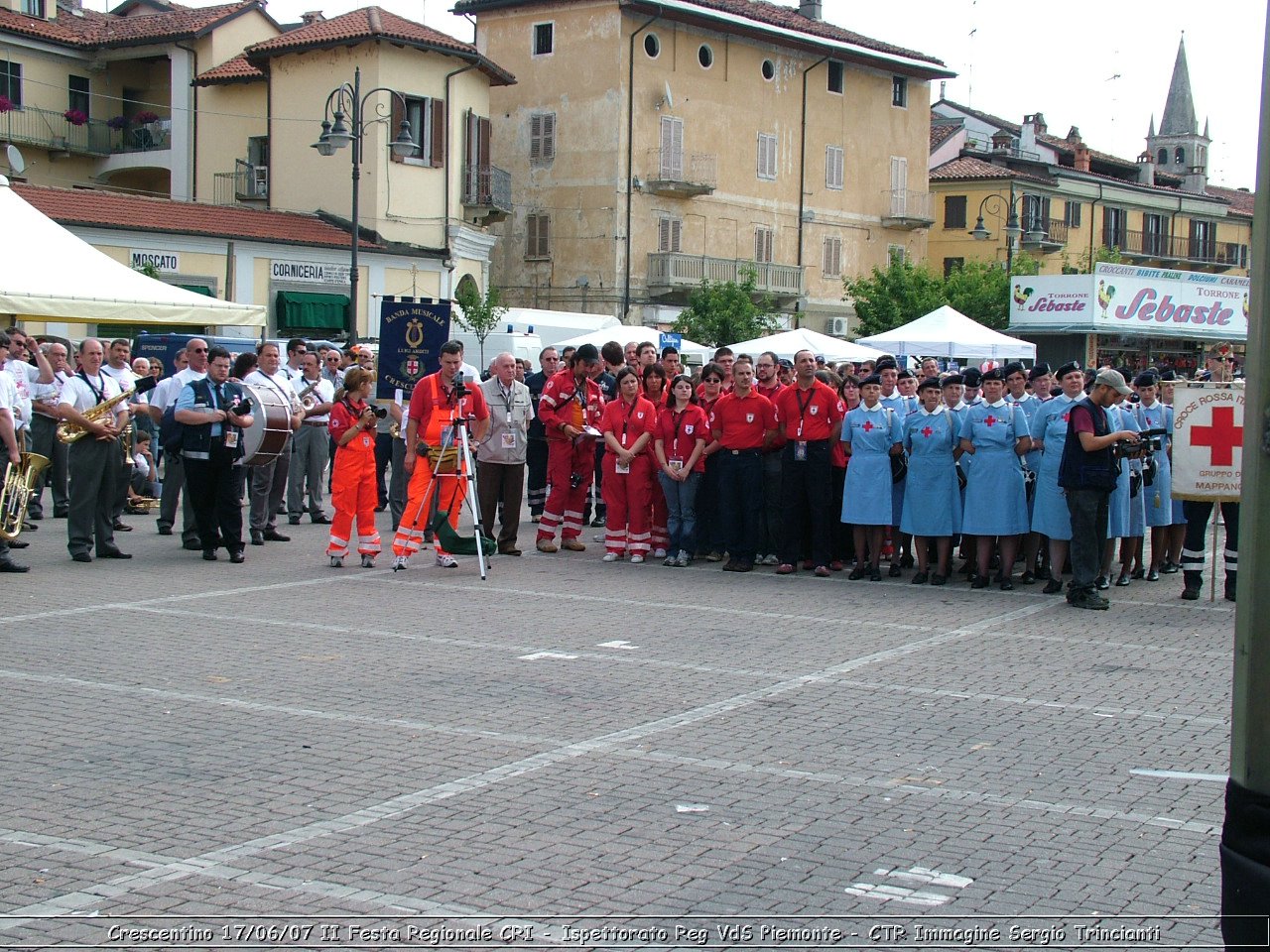 Crescentino - 17 giugno 2007 - II festa regionale CRI   - Croce Rossa Italiana - Ispettorato Regionale Volontari del Soccorso Piemonte