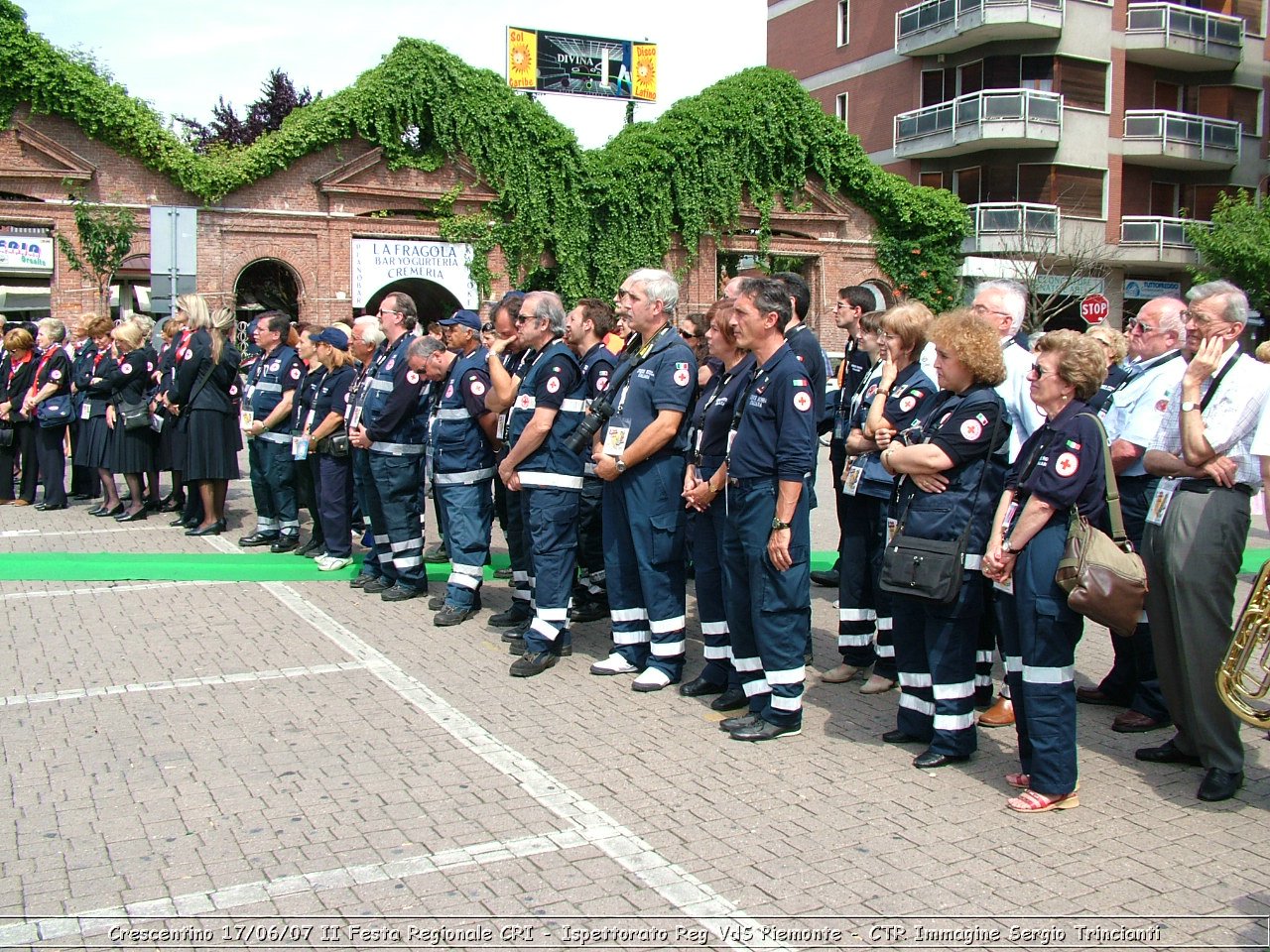 Crescentino - 17 giugno 2007 - II festa regionale CRI   - Croce Rossa Italiana - Ispettorato Regionale Volontari del Soccorso Piemonte