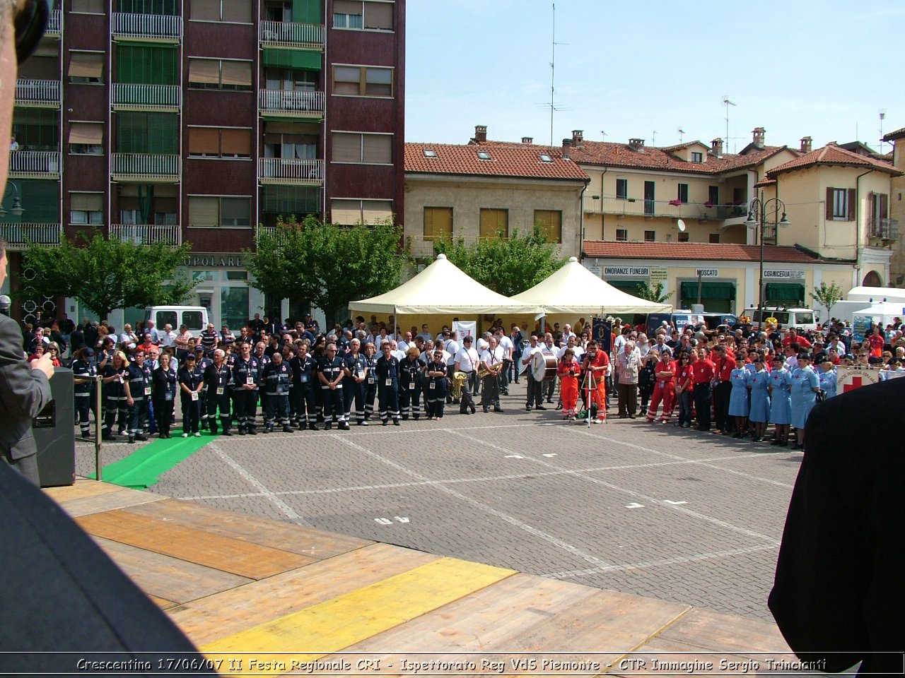 Crescentino - 17 giugno 2007 - II festa regionale CRI   - Croce Rossa Italiana - Ispettorato Regionale Volontari del Soccorso Piemonte